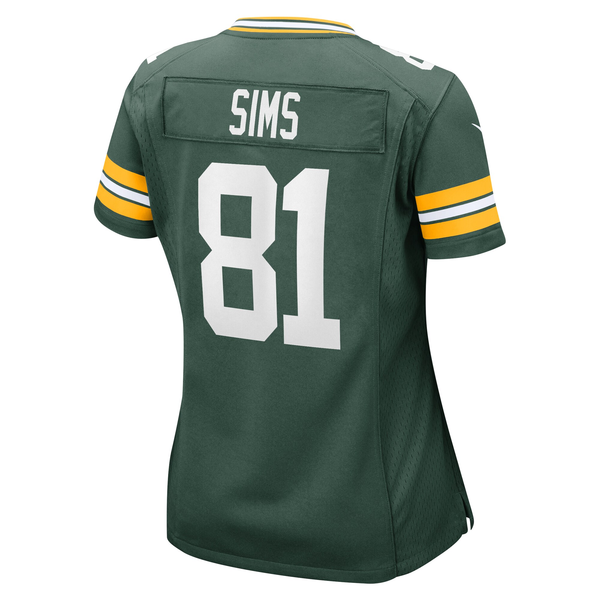 Ben Sims Green Bay Packers Women's Team Game Jersey -  Green