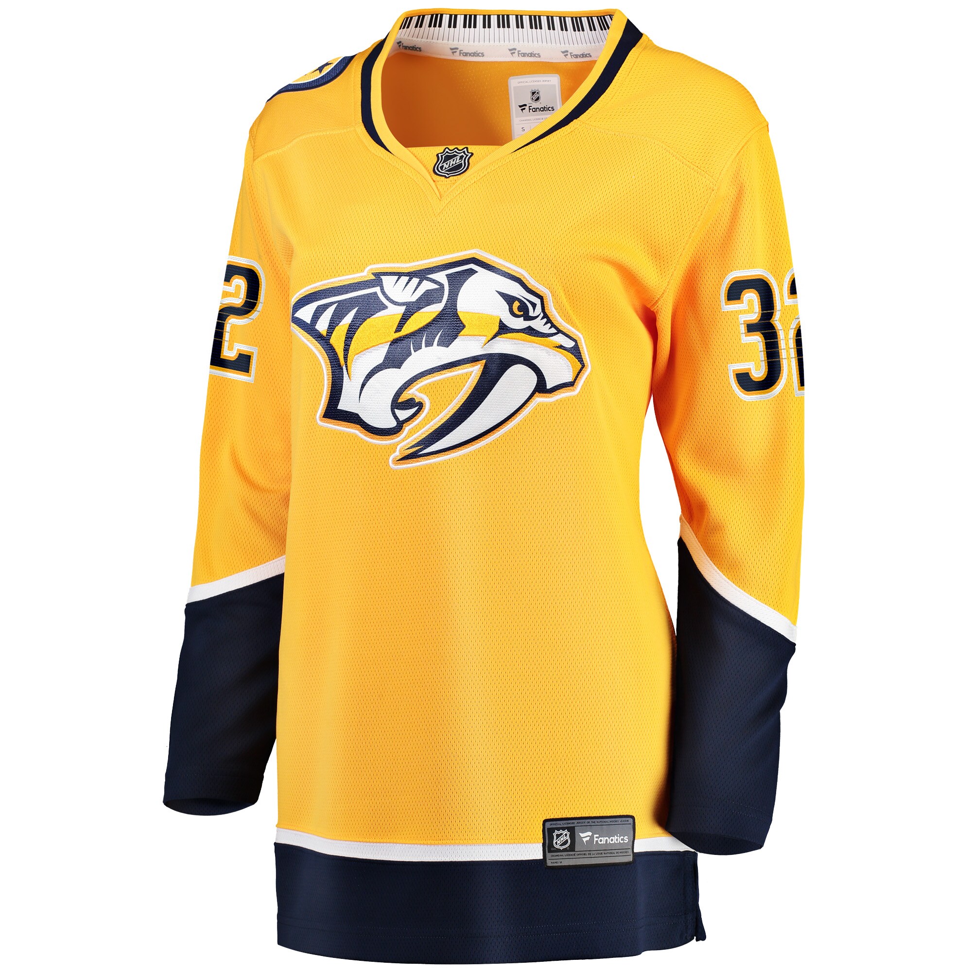 Kevin Lankinen Nashville Predators Women's Home Breakaway Player Jersey - Gold