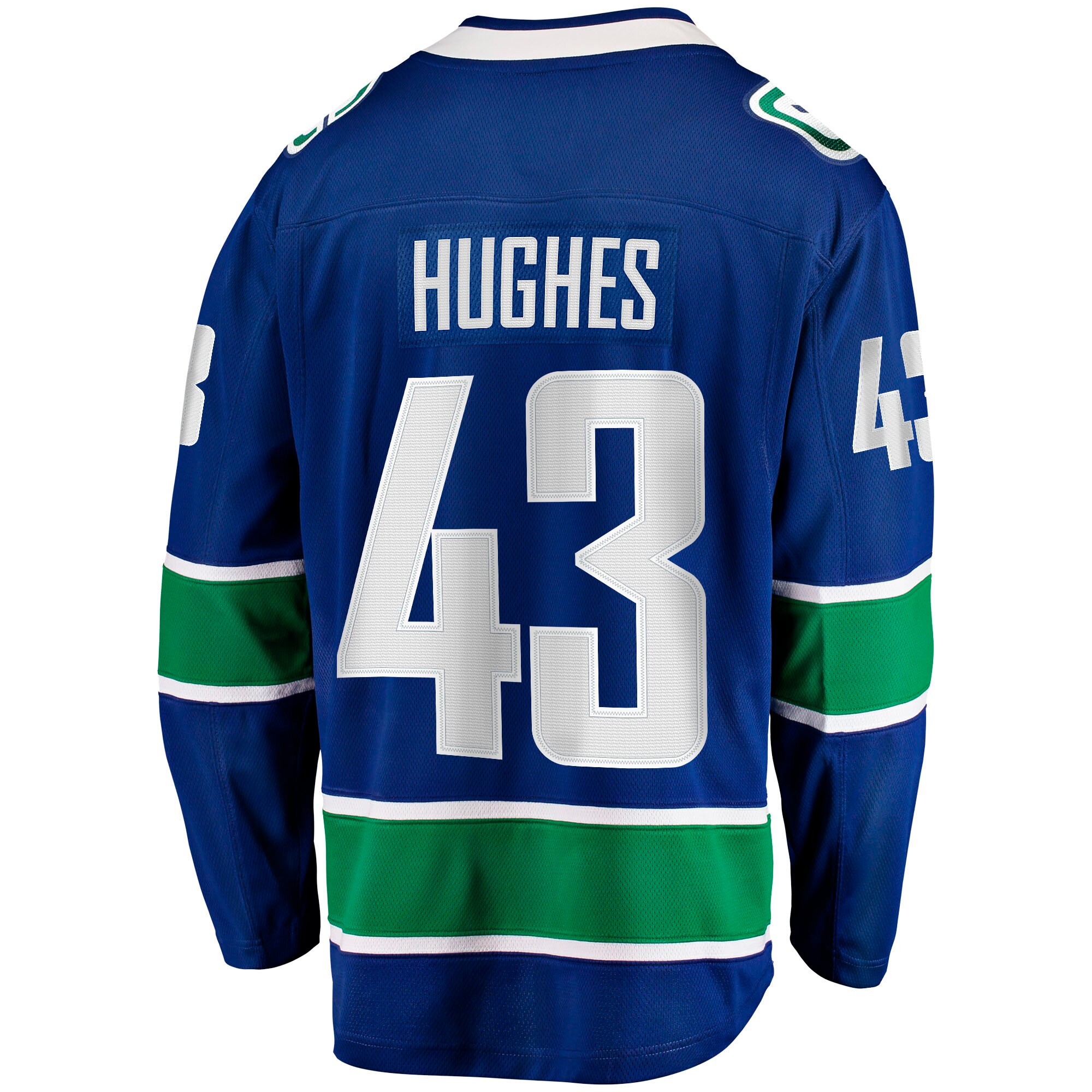 Quinn Hughes Vancouver Canucks Home Breakaway Jersey - Blue