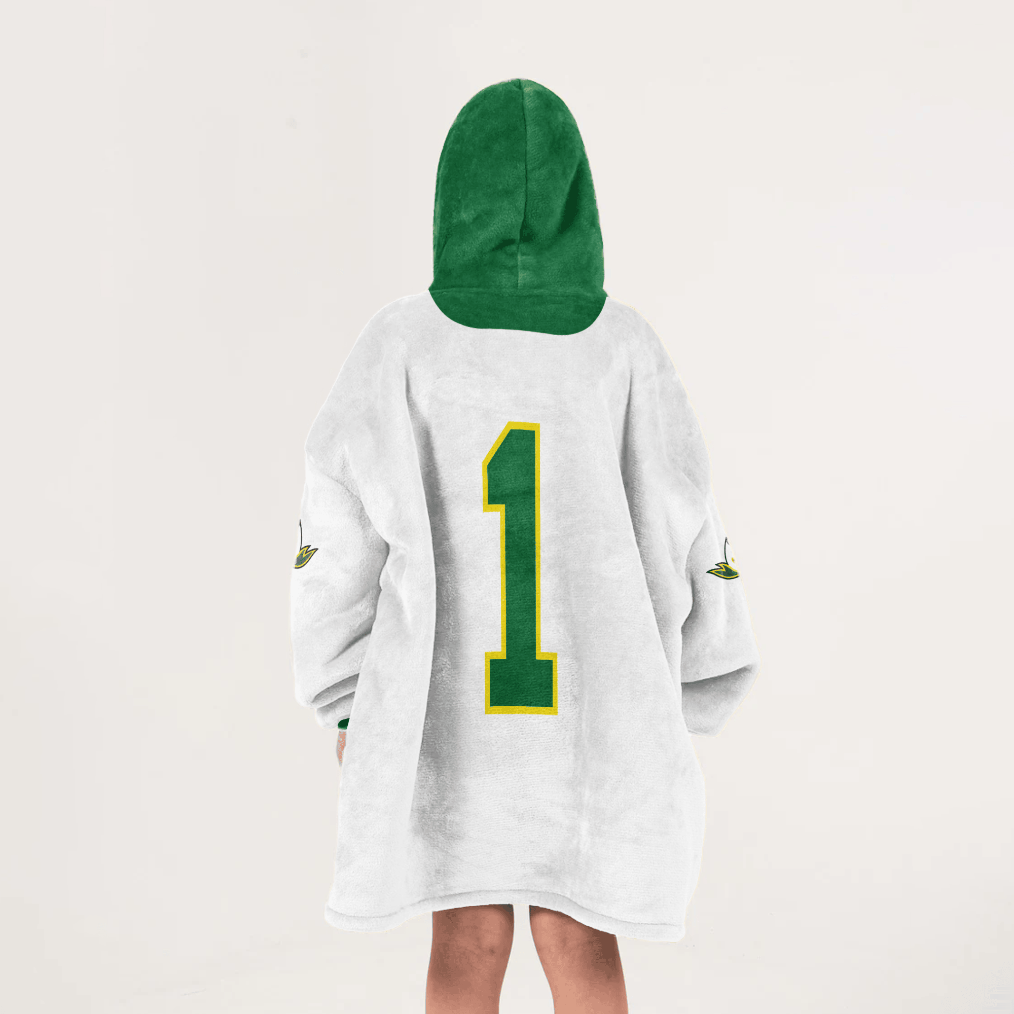 Kid #1 Oregon Football Unisex Blanket Hoodie