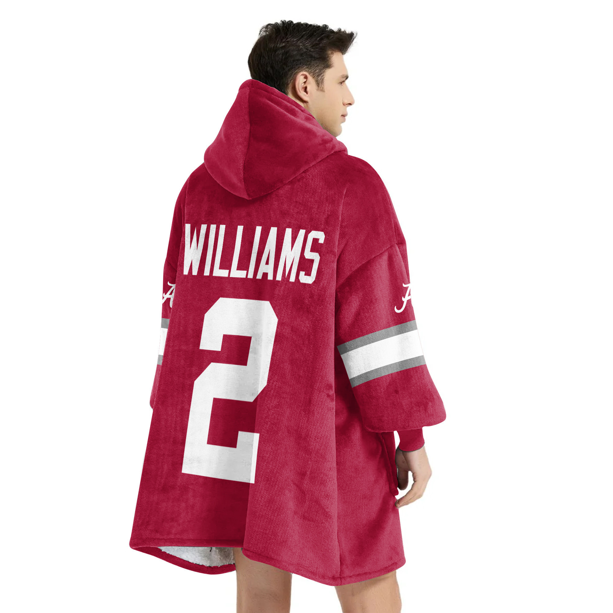 Adult 2 Alabama Football Unisex Blanket Hoodie