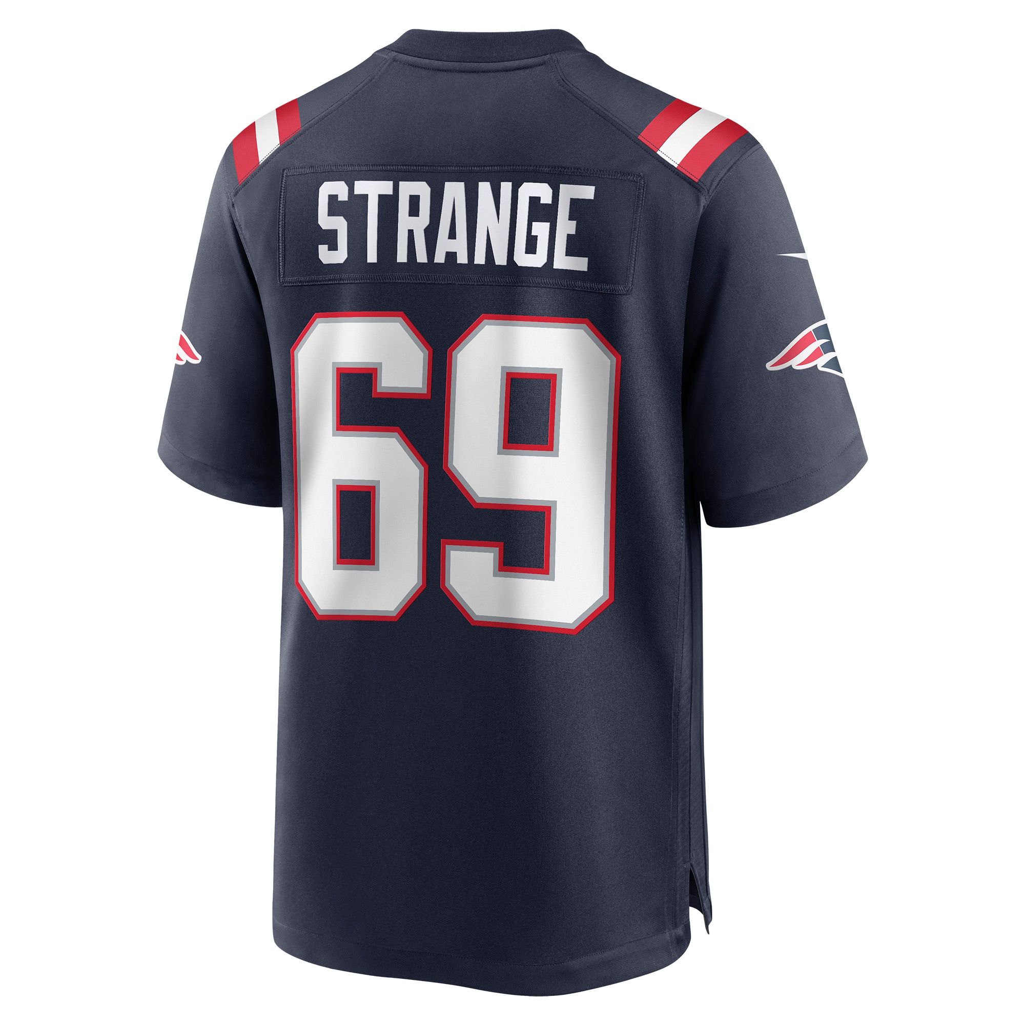Cole Strange New England Patriots Player Game Jersey - Navy