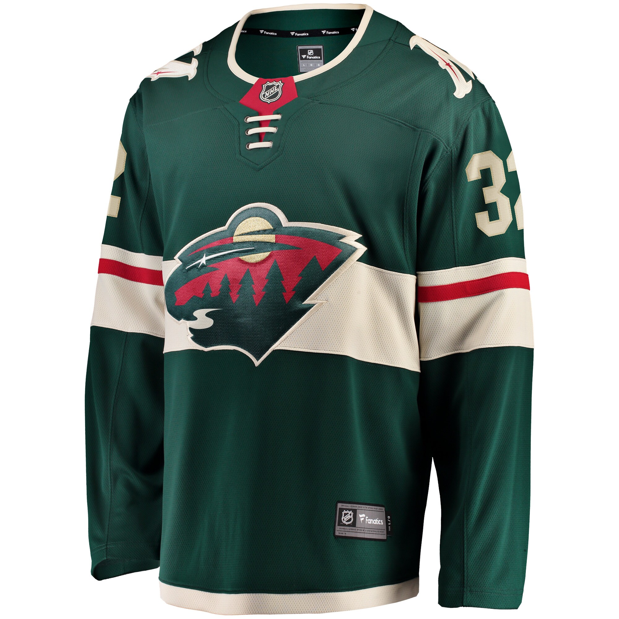 Filip Gustavsson Minnesota Wild Home Breakaway Player Jersey - Green