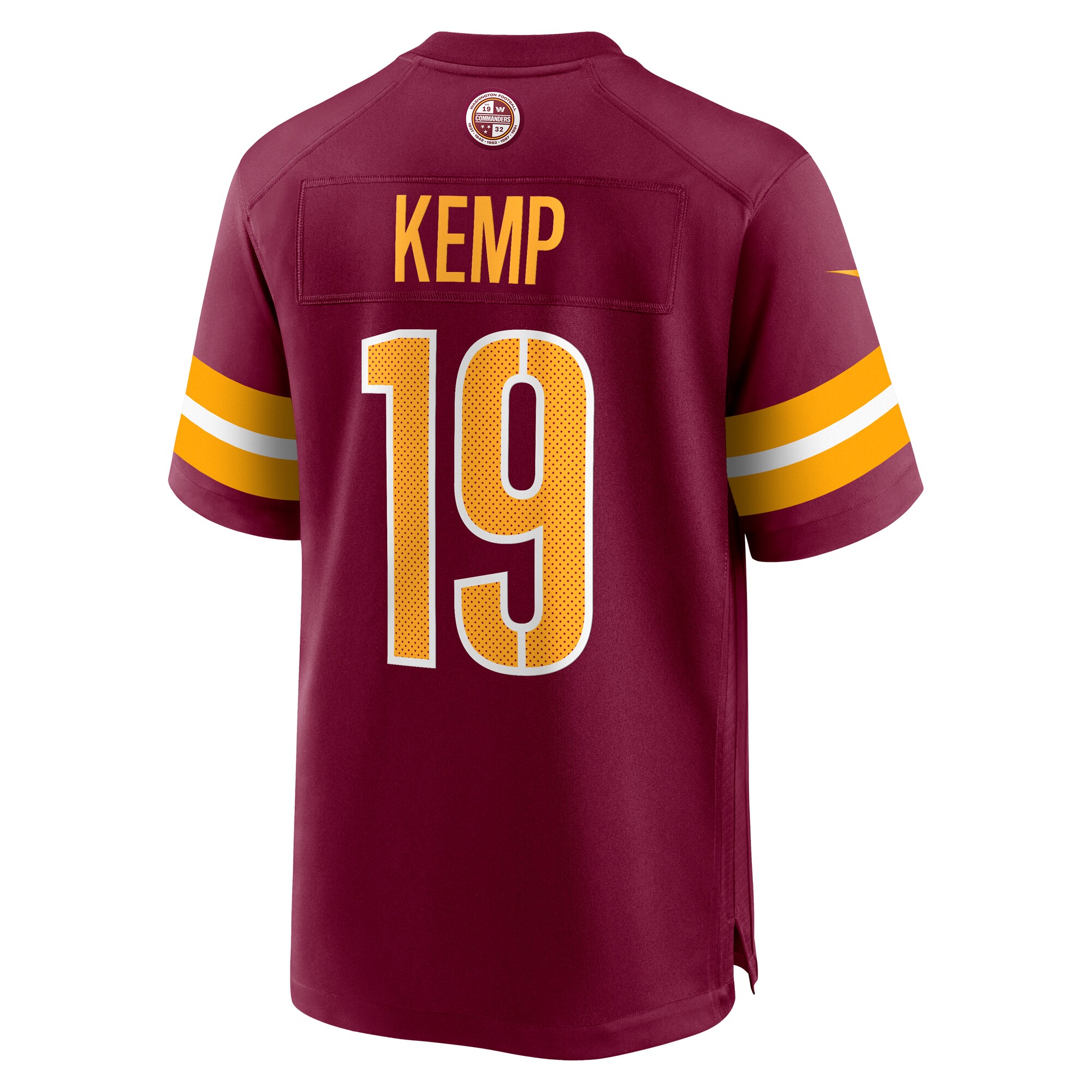 Marcus Kemp Washington Commanders  Game Player Jersey - Burgundy