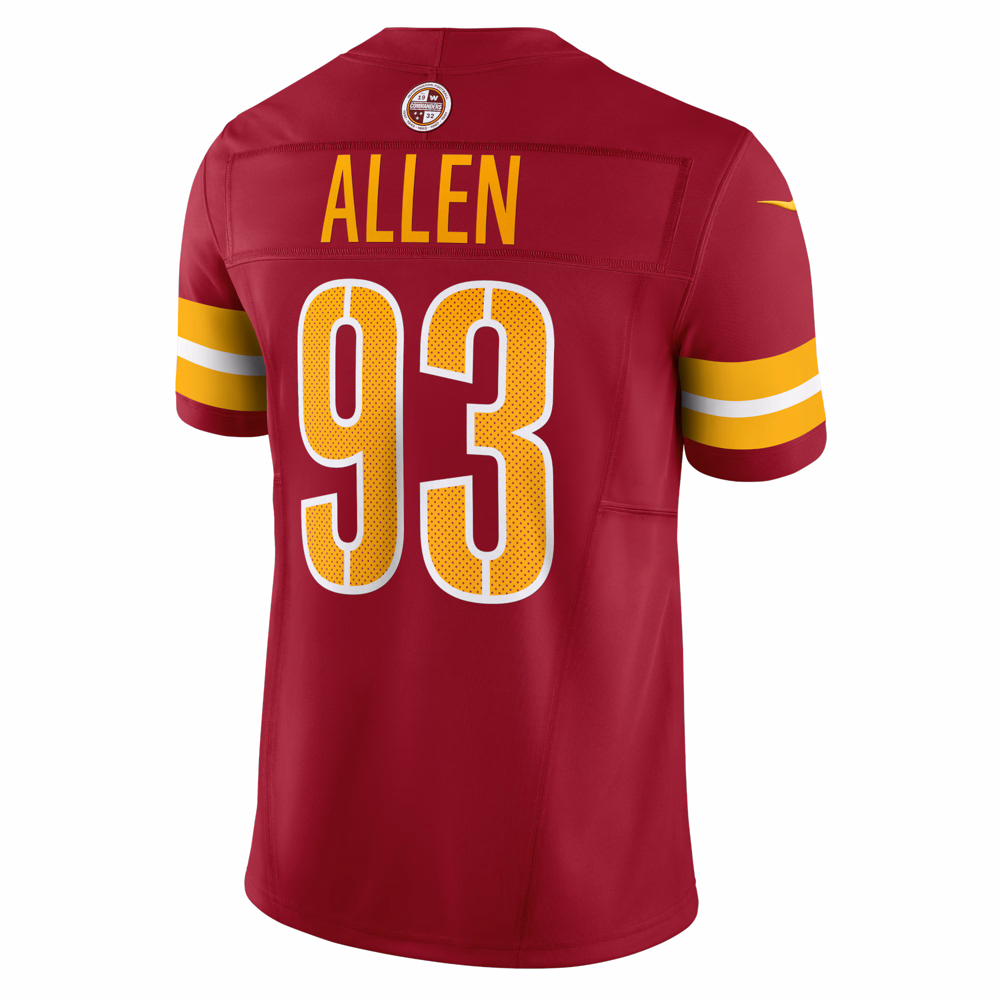 Jonathan Allen Washington Commanders Vapor F.U.S.E. Limited Jersey - Burgundy
