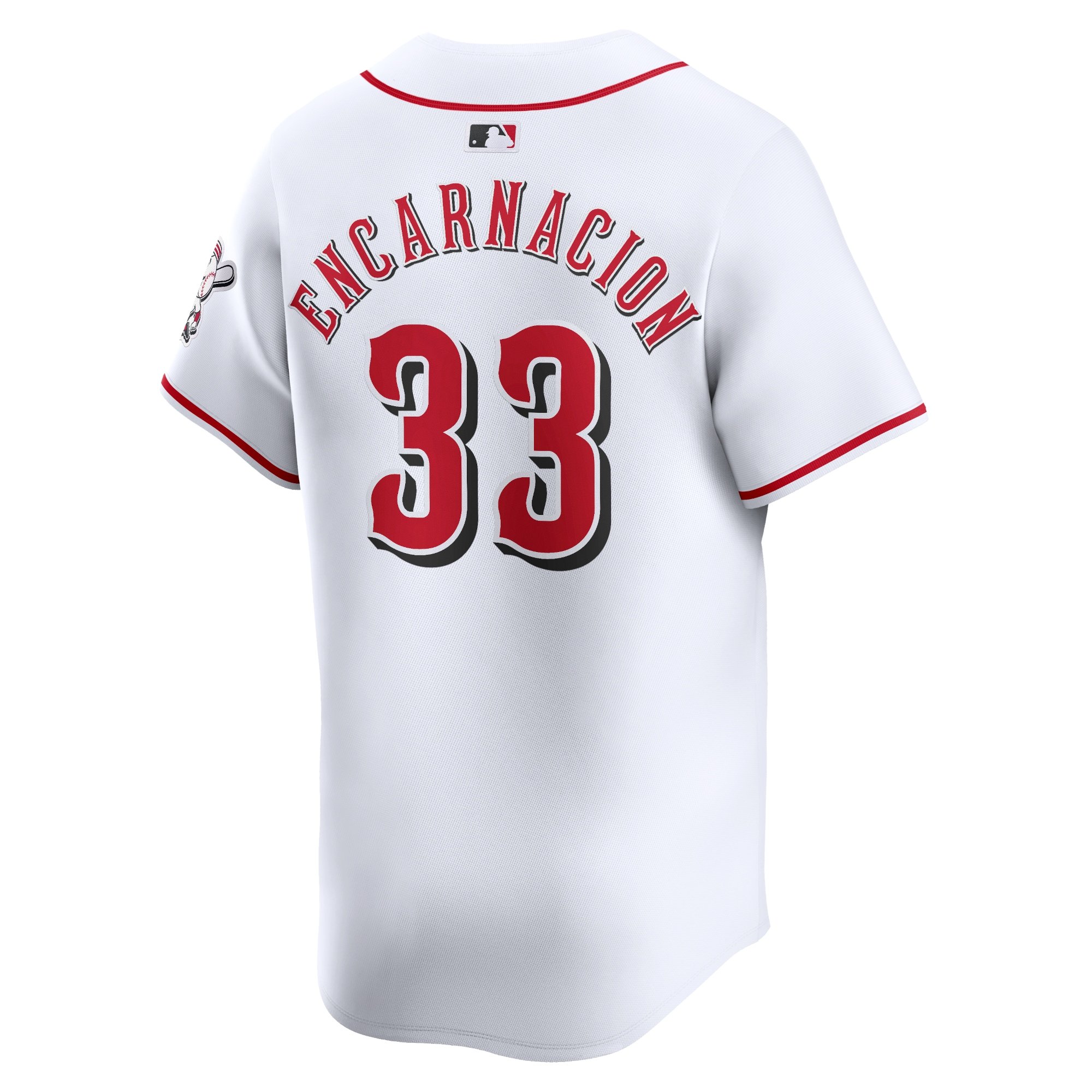 Men's Cincinnati Reds Christian Encarnacion-Strand  White Home Limited Player Jersey
