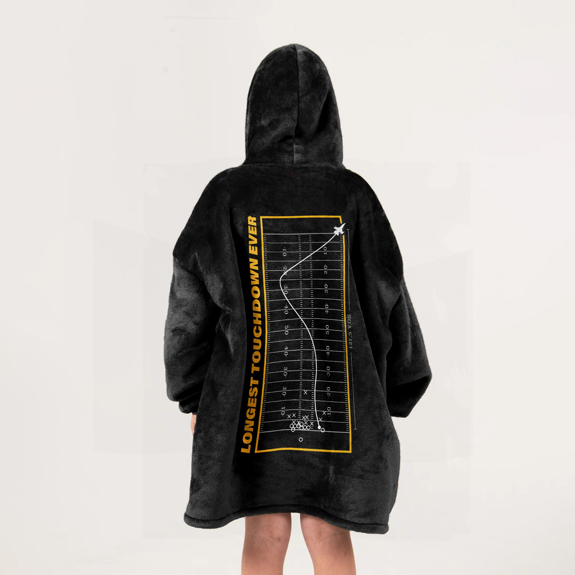 Adult JJ 18 Minnesota Football Unisex Blanket Hoodie