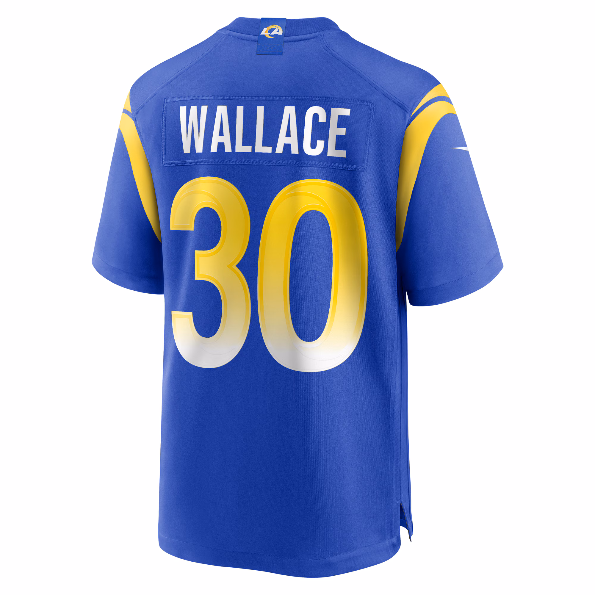 Josh Wallace Los Angeles Rams Game Jersey -  Royal