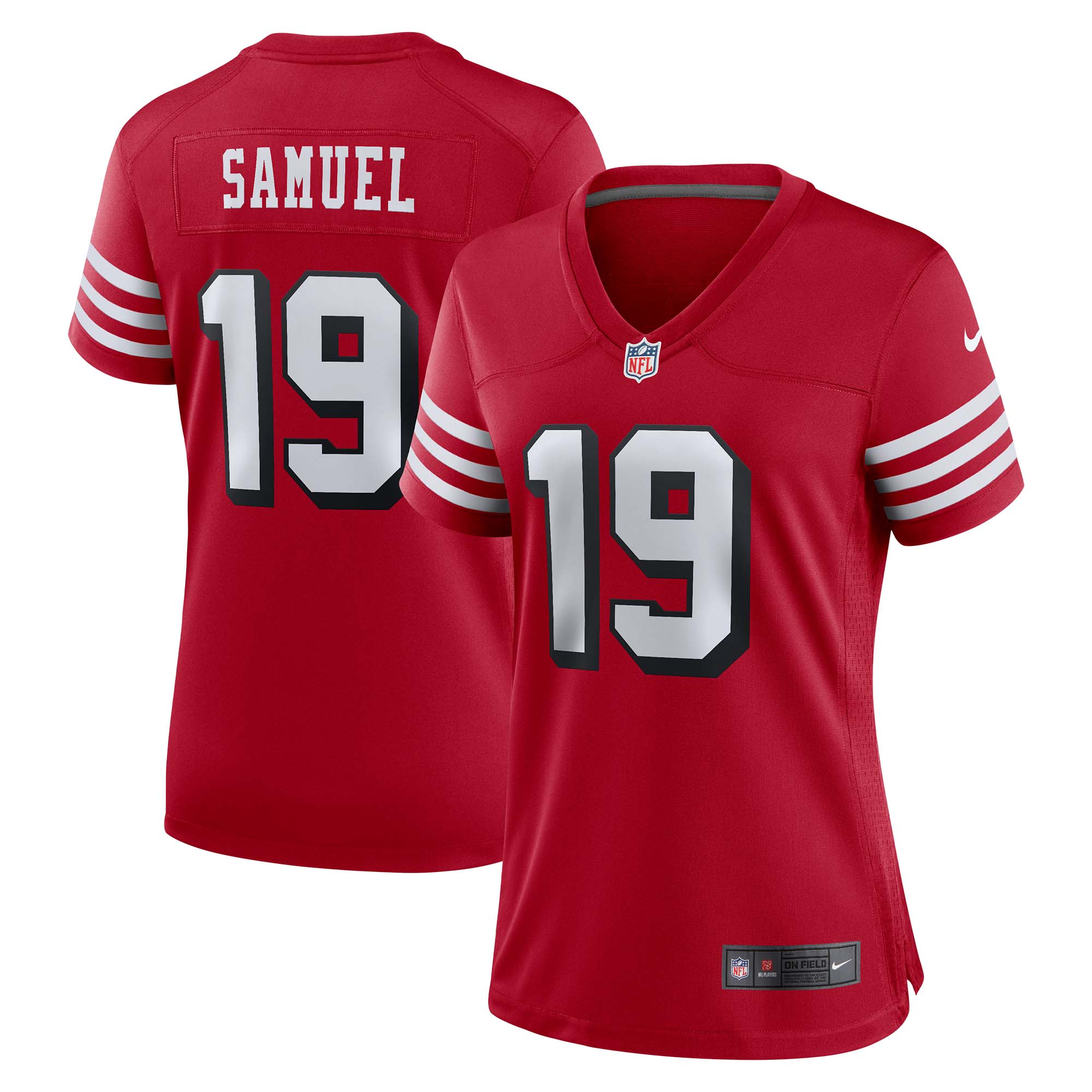 Deebo Samuel San Francisco 49ers  Women's Alternate Game Jersey - Scarlet