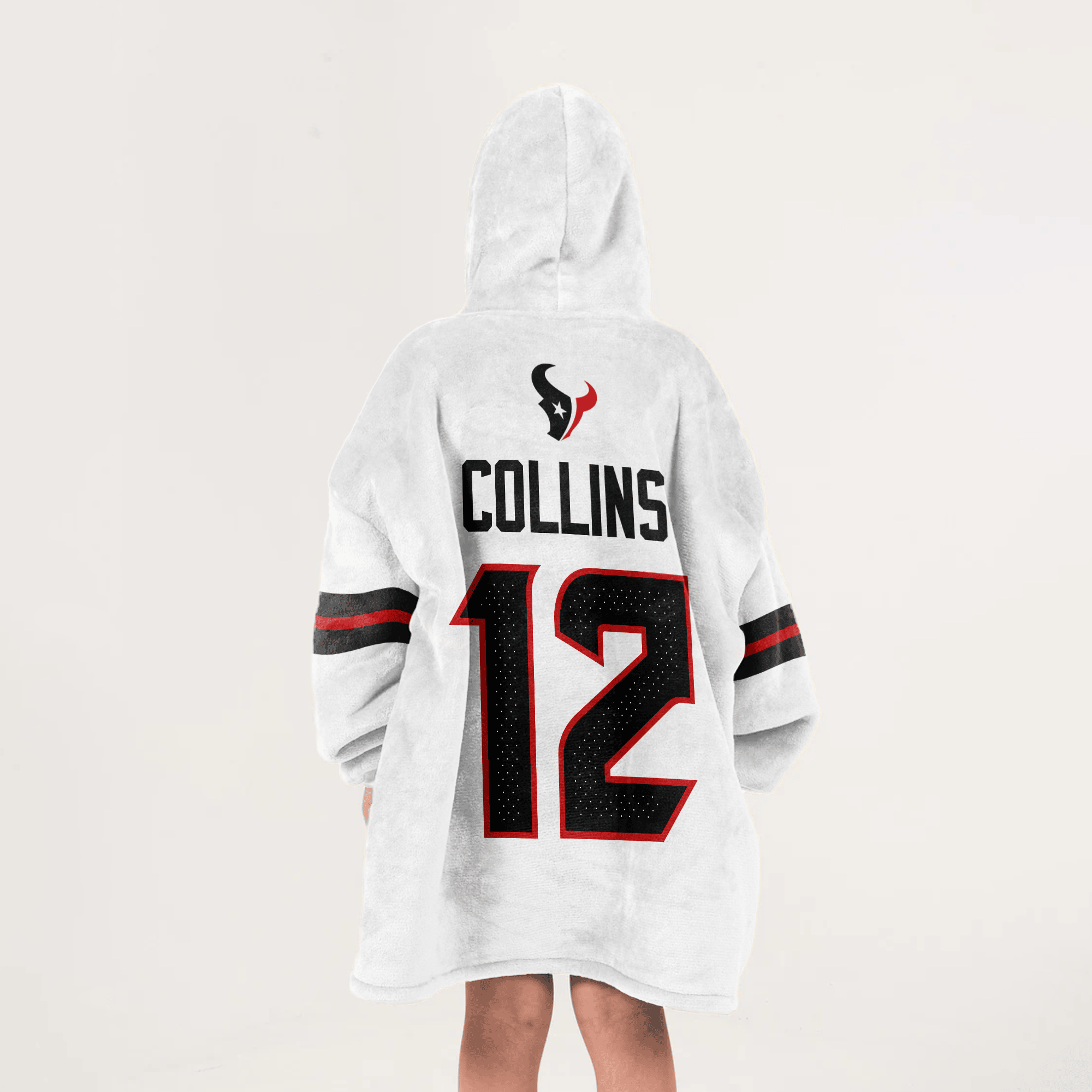 Kid N.C 12 Houston Football Unisex Blanket Hoodie