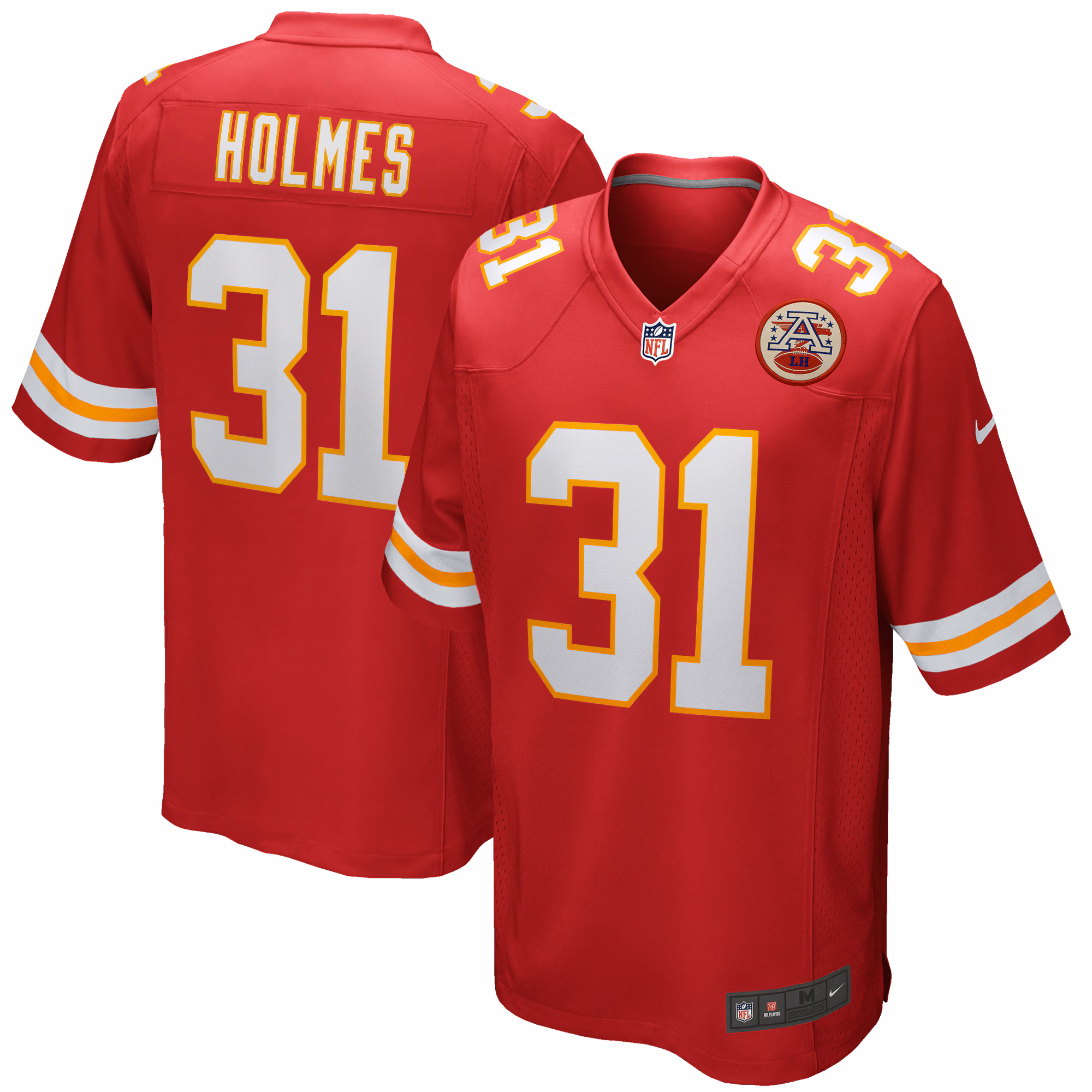 Priest Holmes Kansas City Chiefs Game Retired Player Jersey - Red
