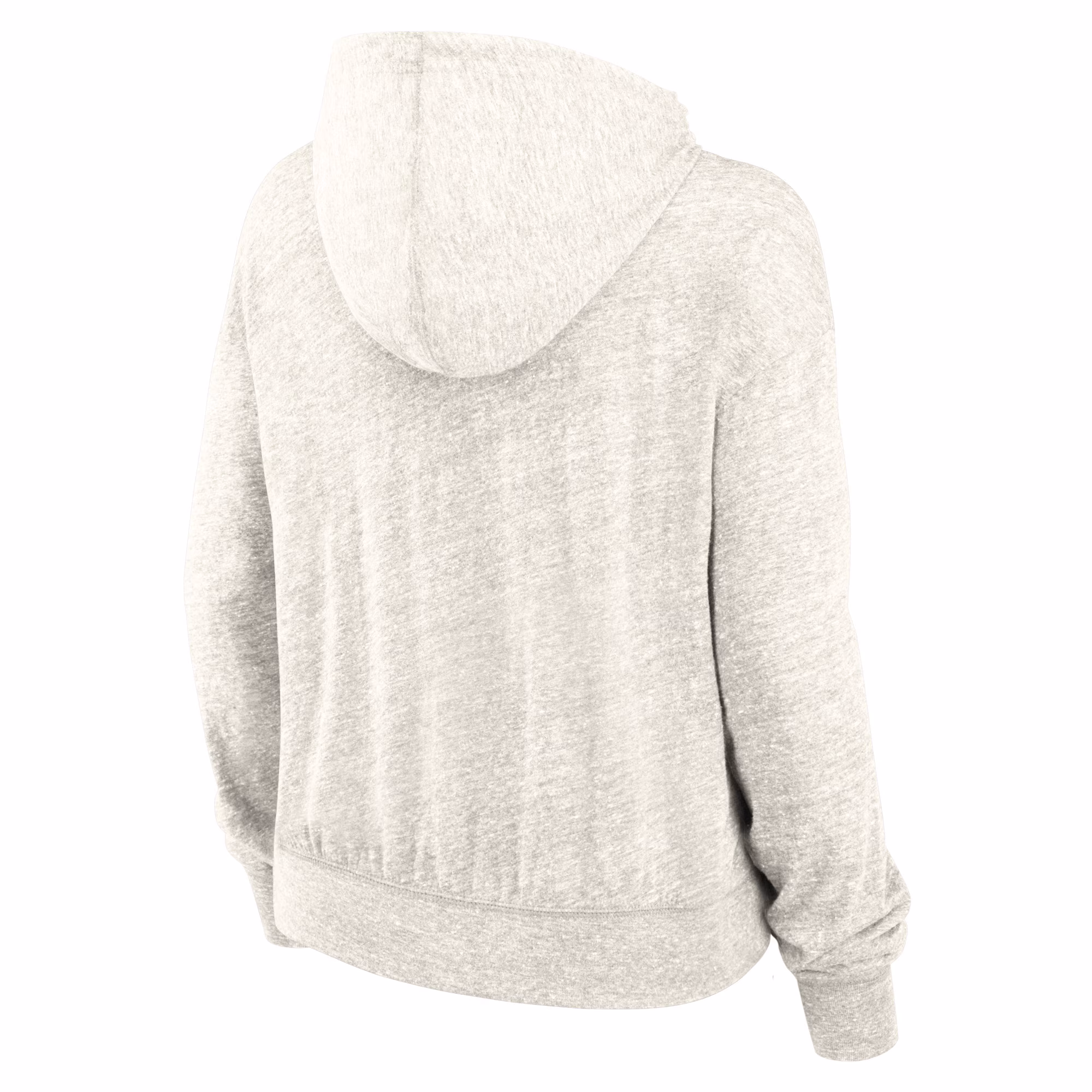 New York Jets Women's Gym Vintage Logo Pullover Hoodie - Cream
