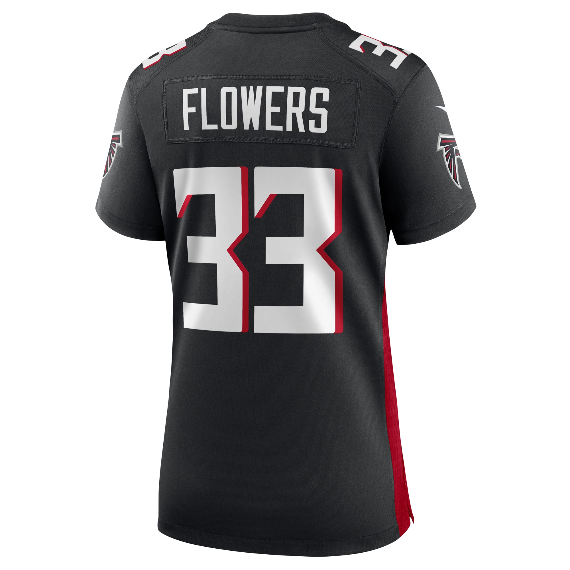 Tre Flowers Atlanta Falcons Women's Team Game Jersey -  Black