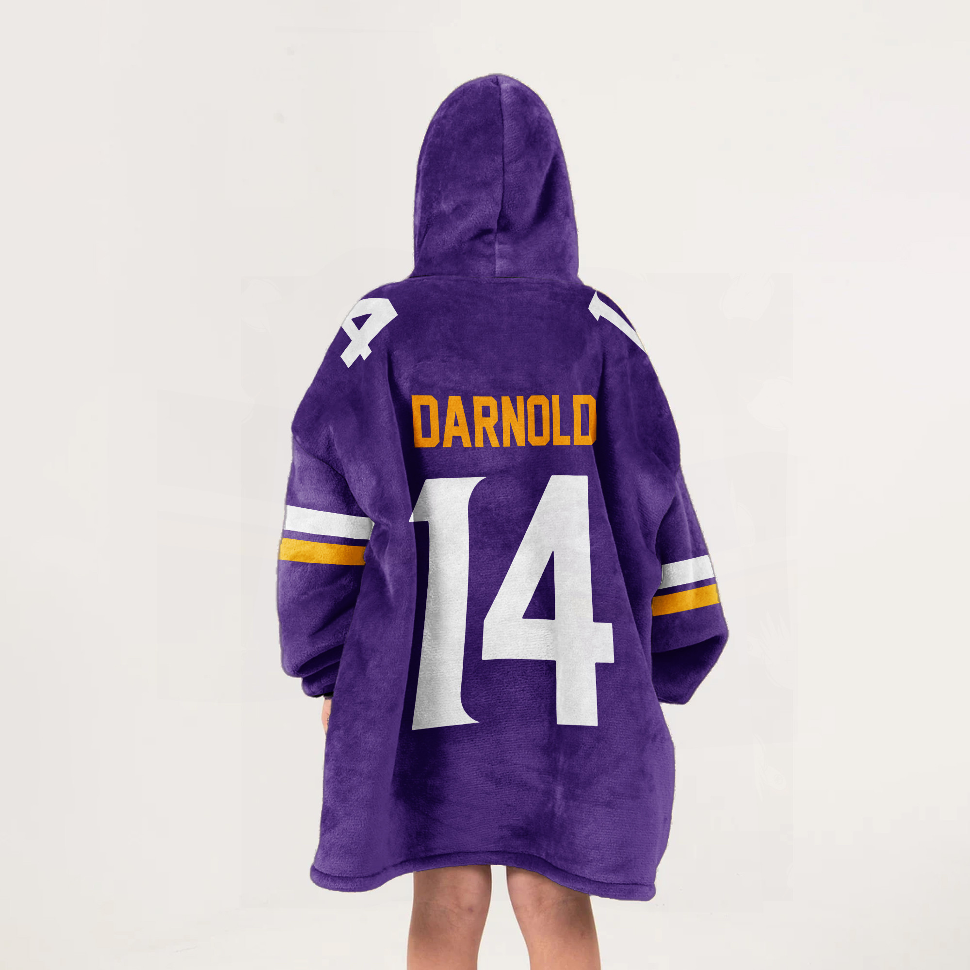 Adult SD 14 Minnesota Football Unisex Blanket Hoodie