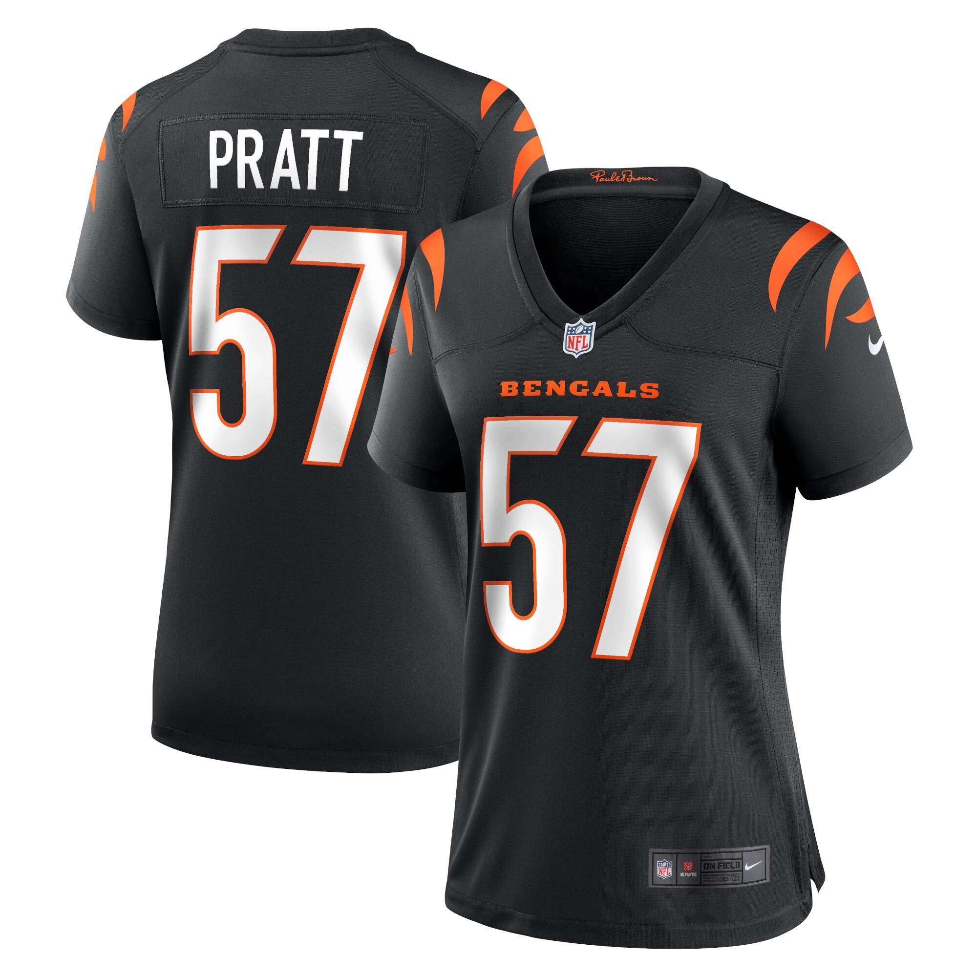 Germaine Pratt Cincinnati Bengals Women's Game Jersey - Black