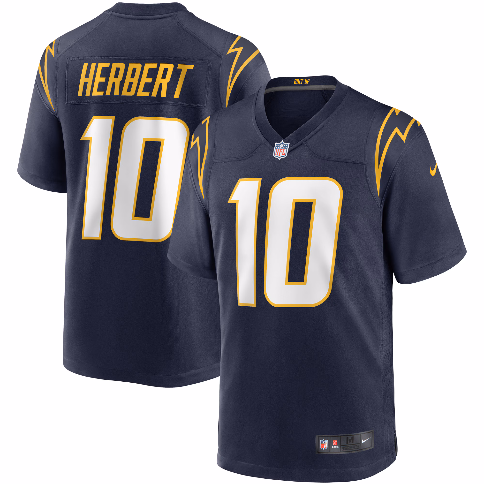 Justin Herbert Los Angeles Chargers Game Jersey - Navy