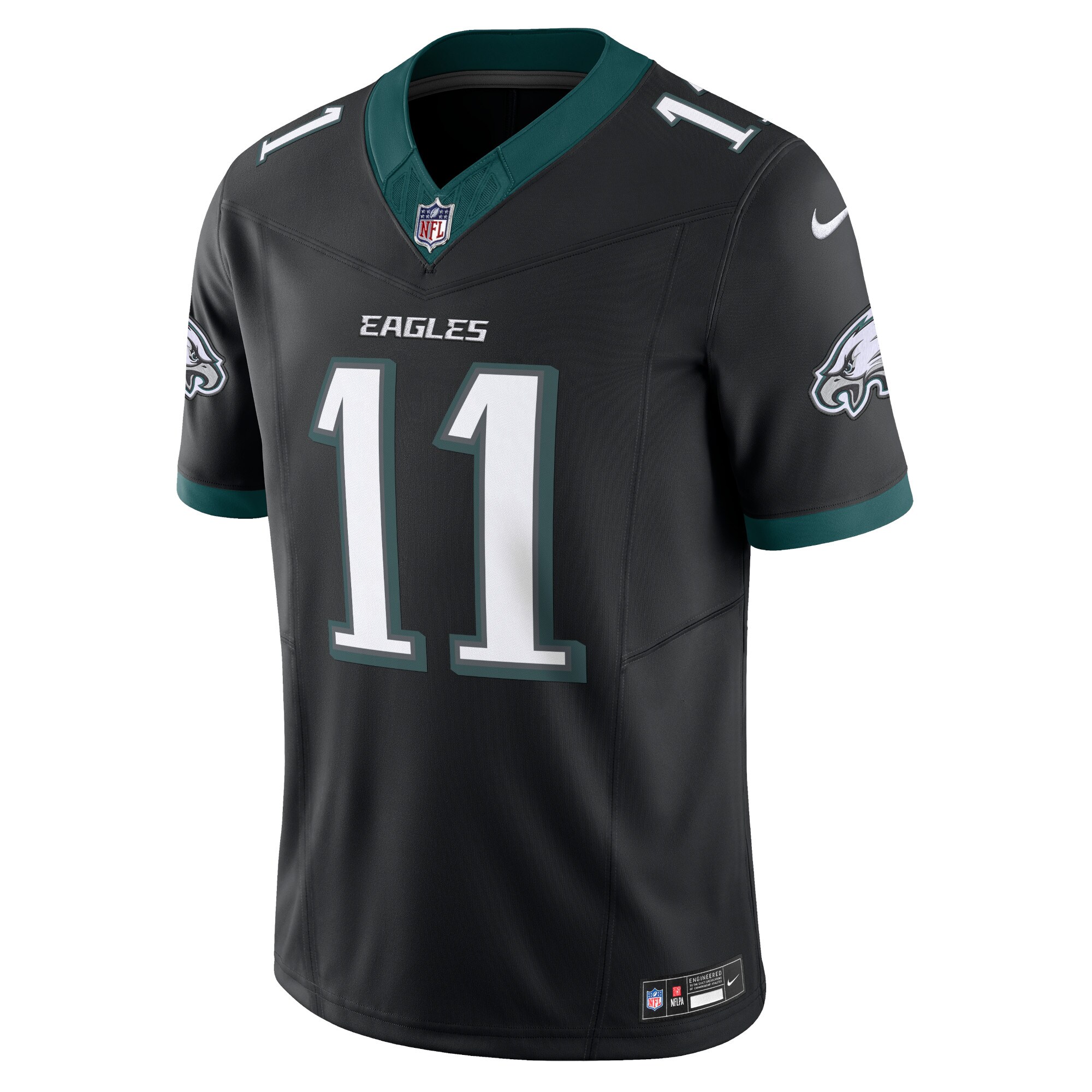 A.J. Brown Philadelphia Eagles #11 Alternate Vapor F.U.S.E. Limited Jersey - Black