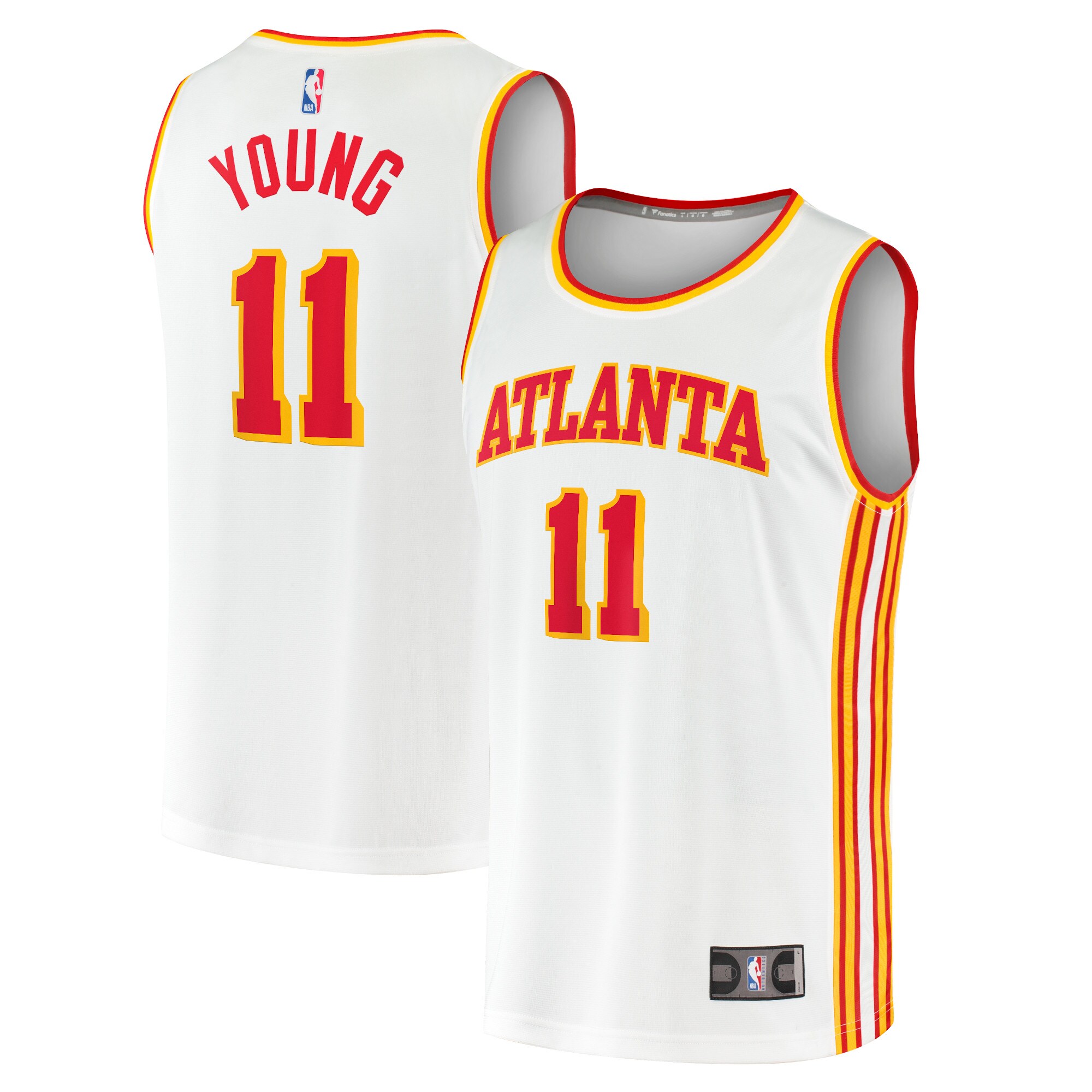 Trae Young Atlanta Hawks  2020/21 Fast Break Player Jersey - Association Edition - White