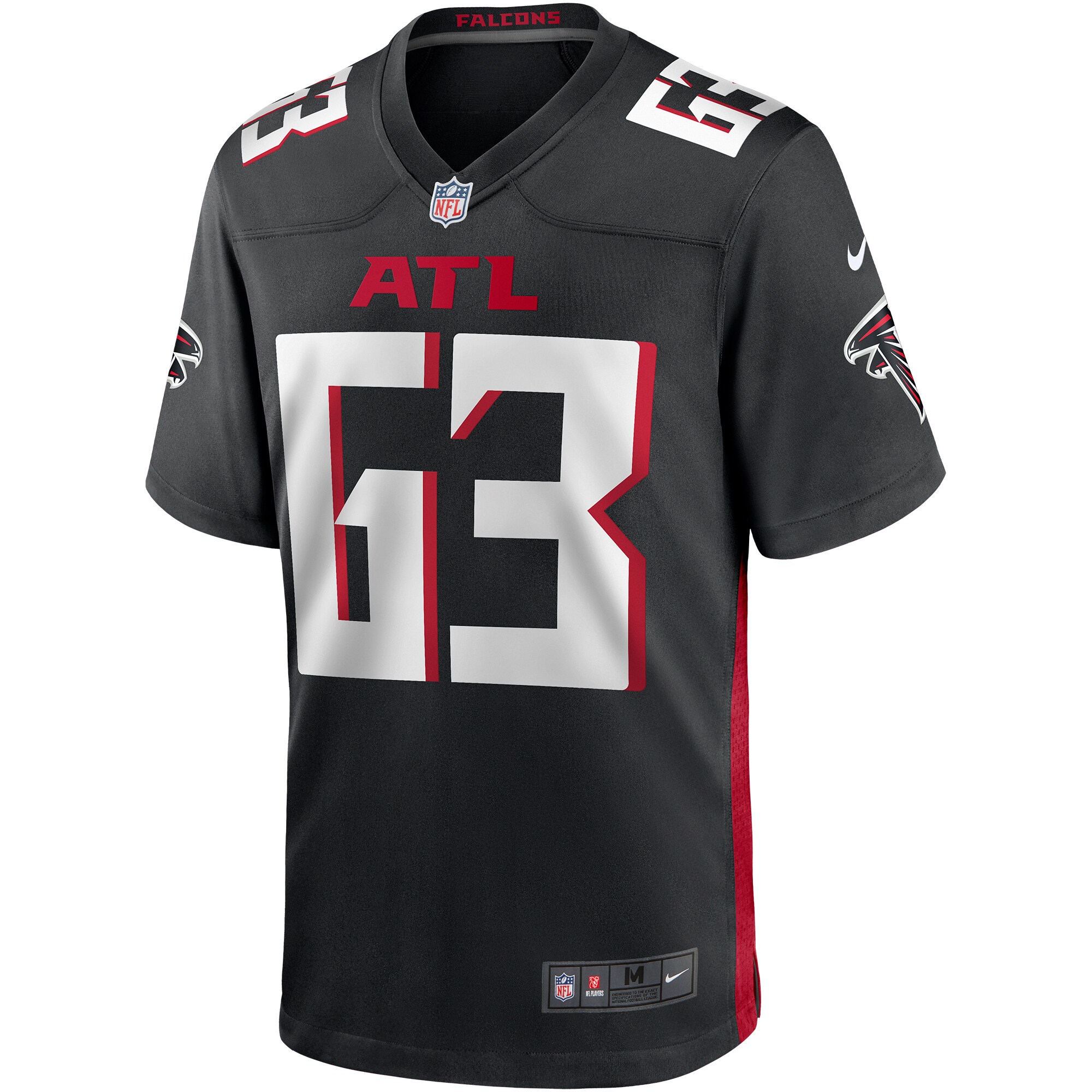 Chris Lindstrom Atlanta Falcons Game Jersey - Black