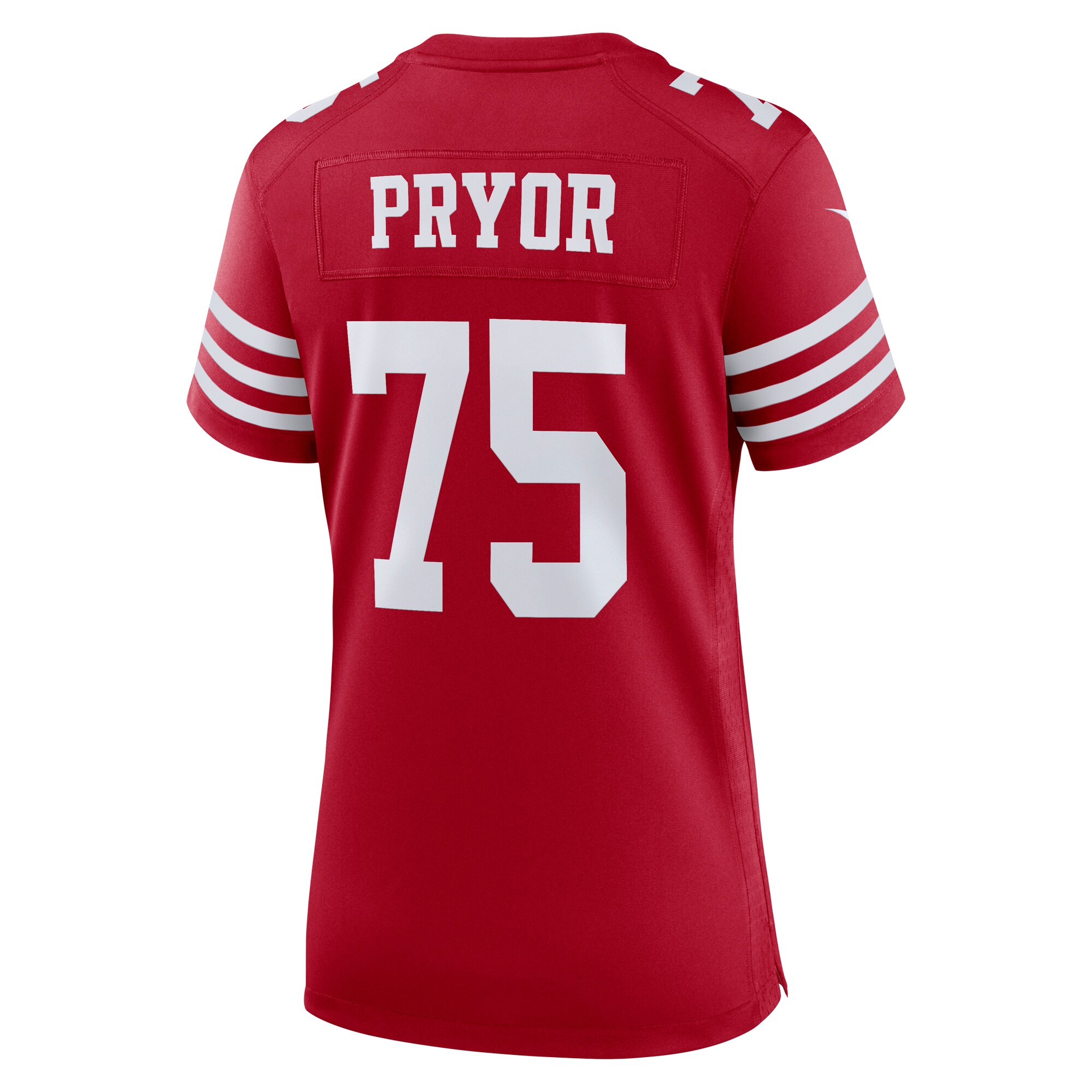 Matt Pryor San Francisco 49ers  Women's Game Jersey - Scarlet