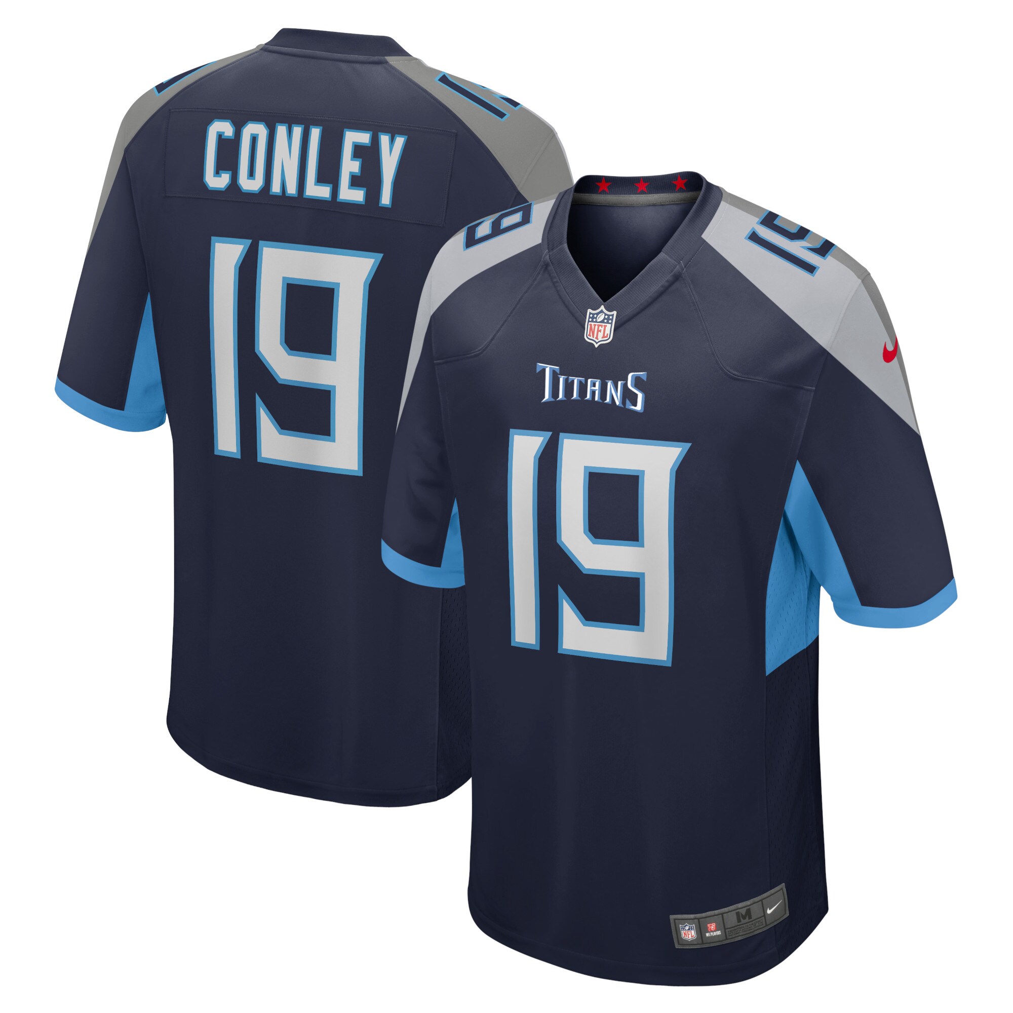 Chris Conley Tennessee Titans  Home Game Player Jersey - Navy