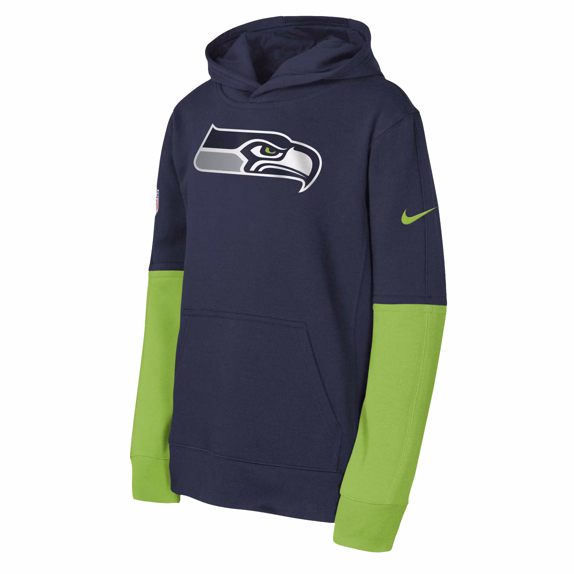 Seattle Seahawks Youth  Team Issue Club Pullover Hoodie - College Navy