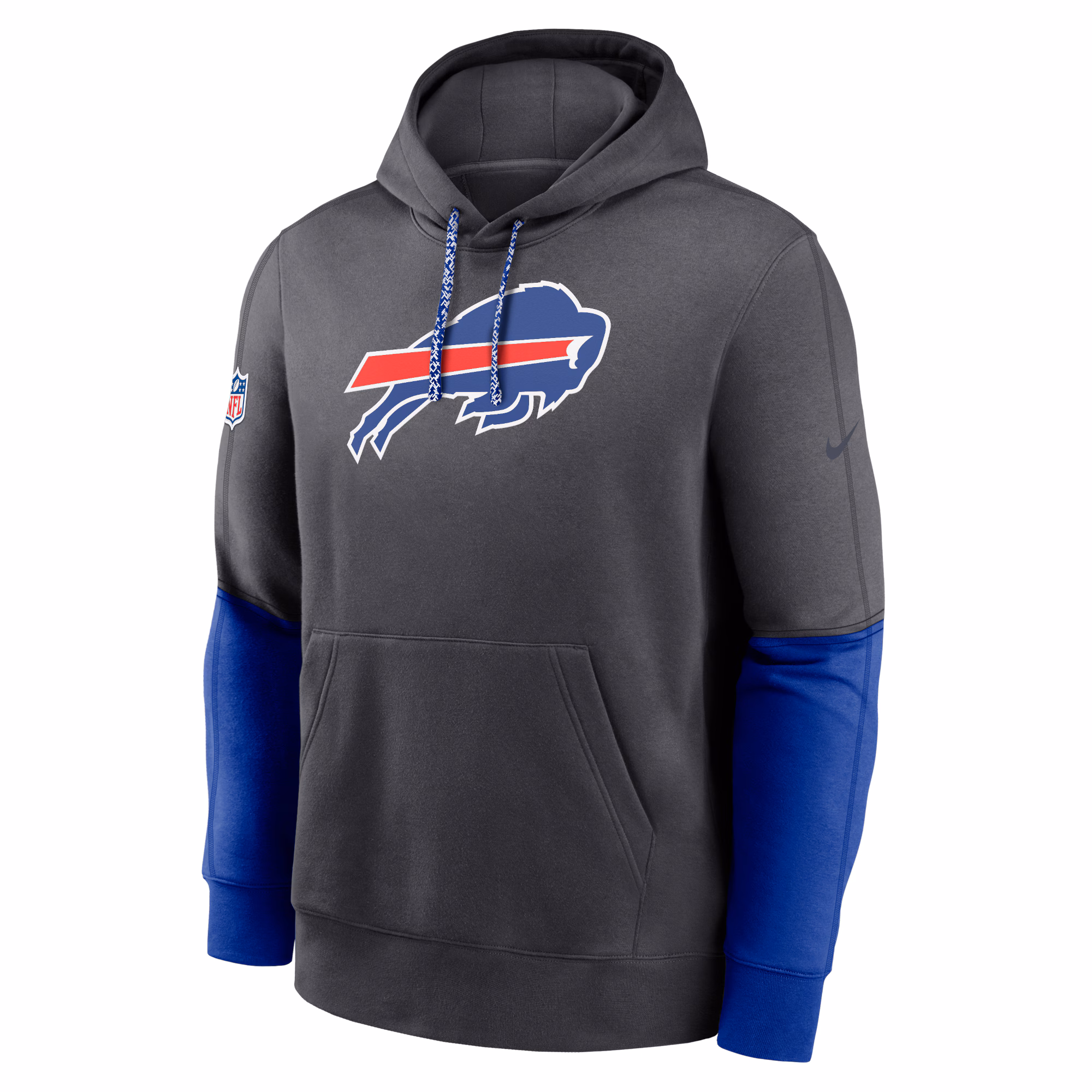 Buffalo Bills 2024 Sideline Club Pullover Hoodie - Red