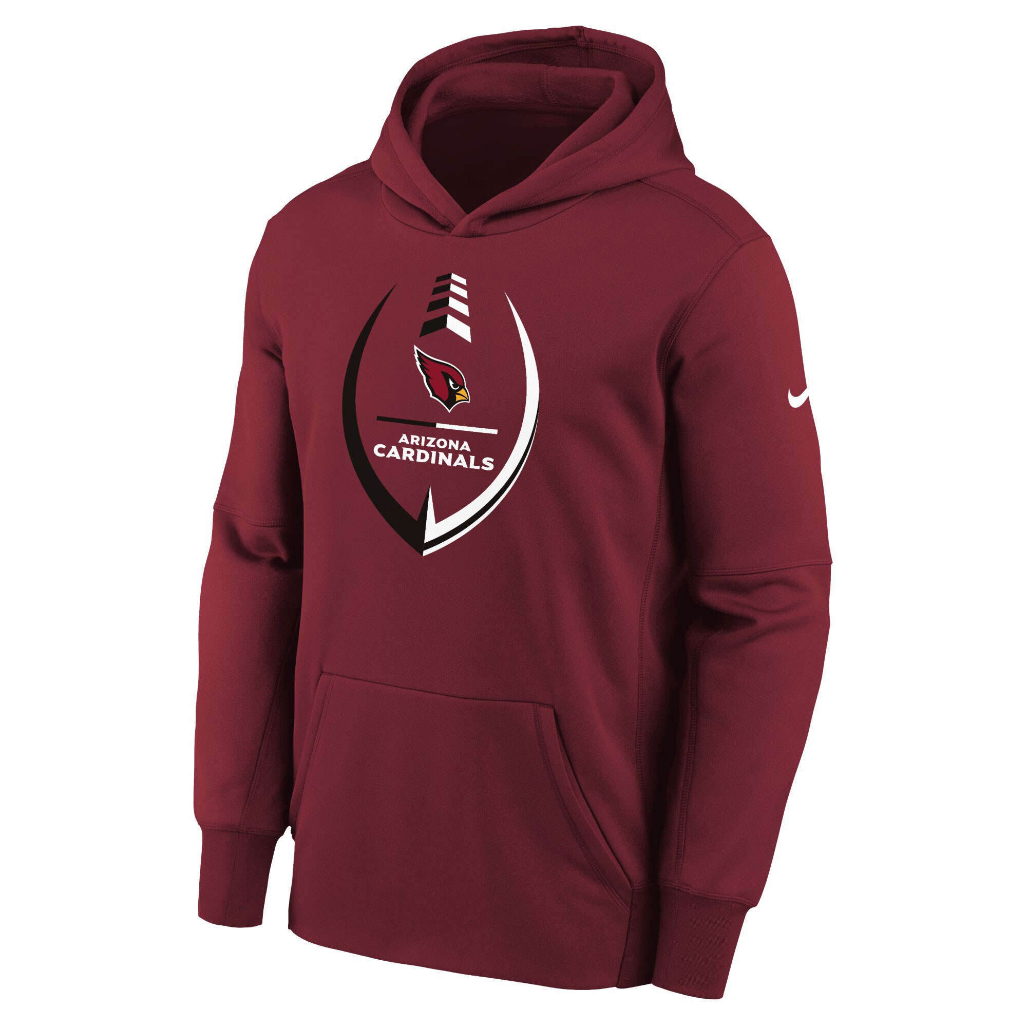 Arizona Cardinals Youth Icon Performance Pullover Hoodie - Cardinal