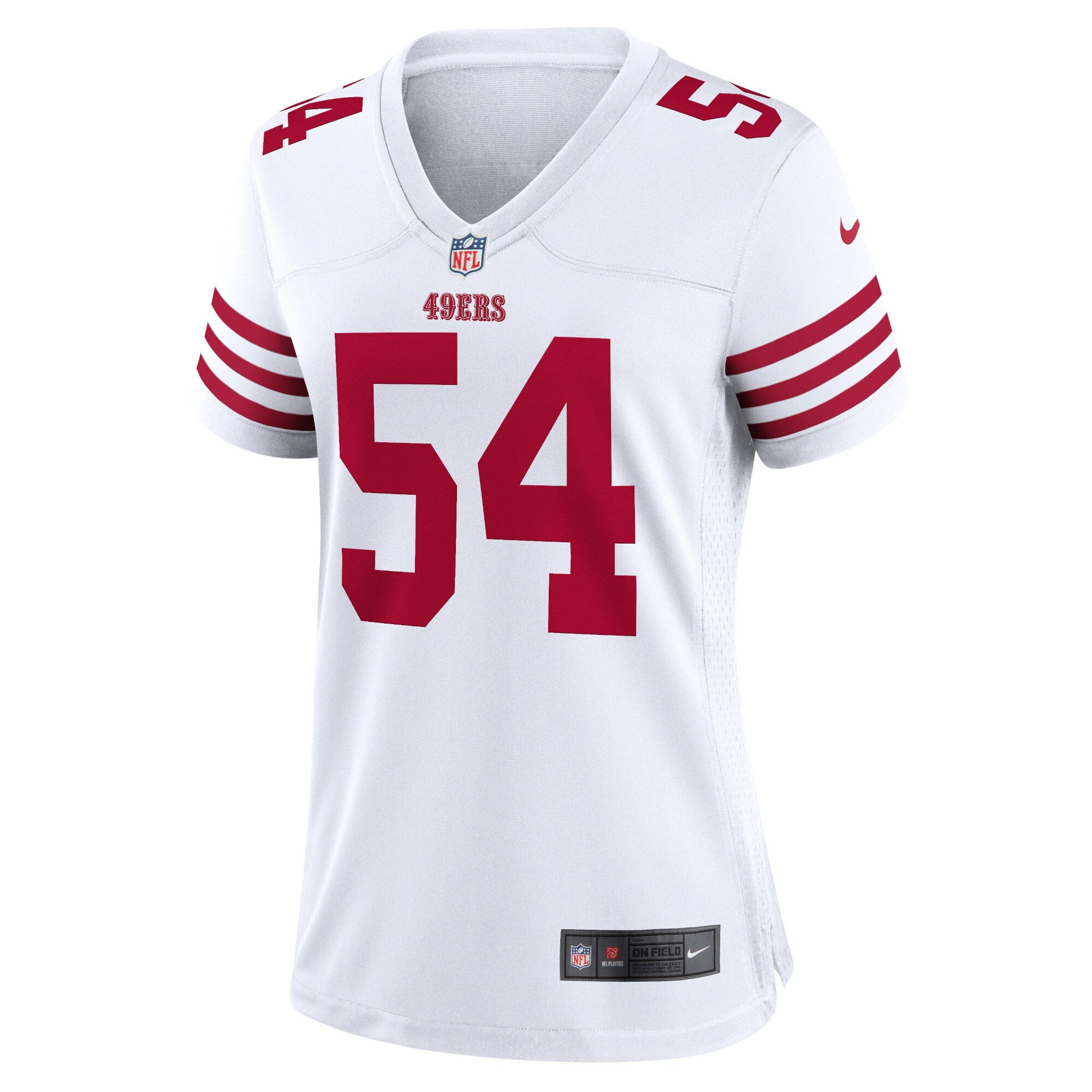 Fred Warner San Francisco 49ers  Women's Player Game Jersey - White