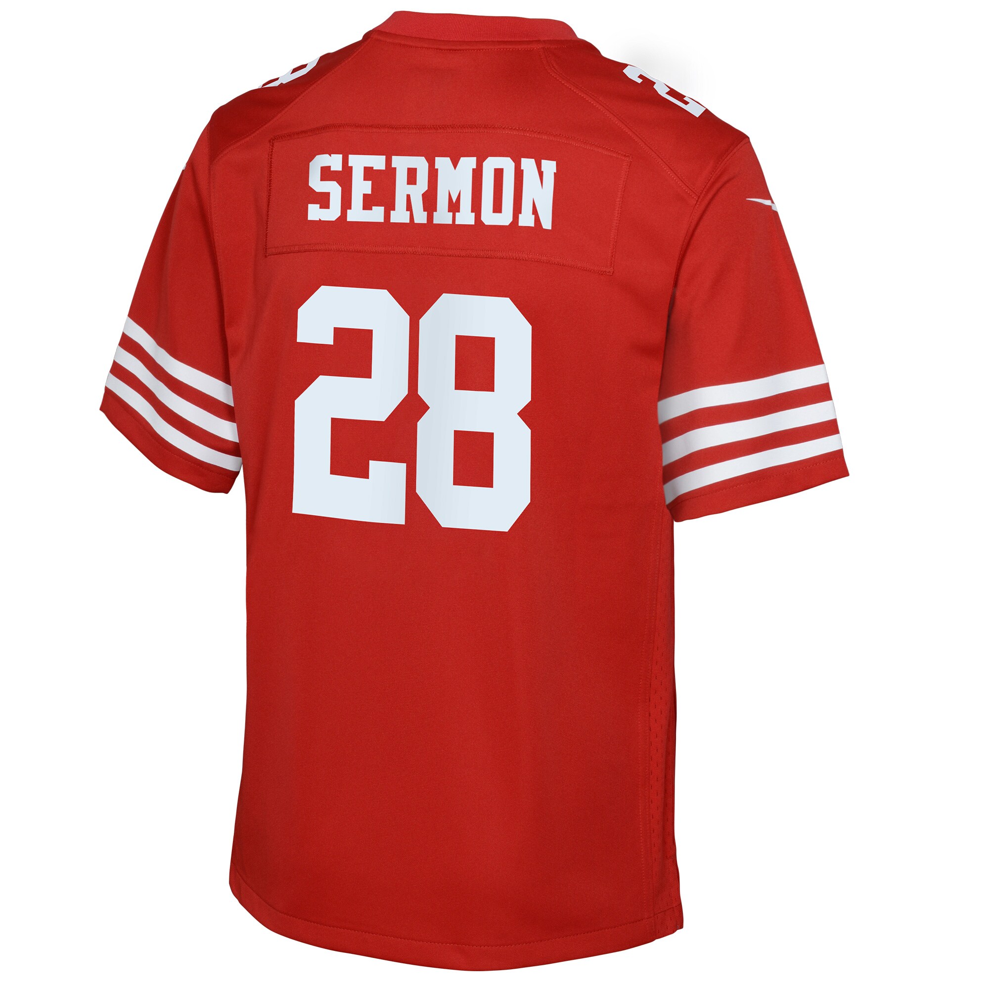 Trey Sermon San Francisco 49ers  Youth Game Jersey - Scarlet