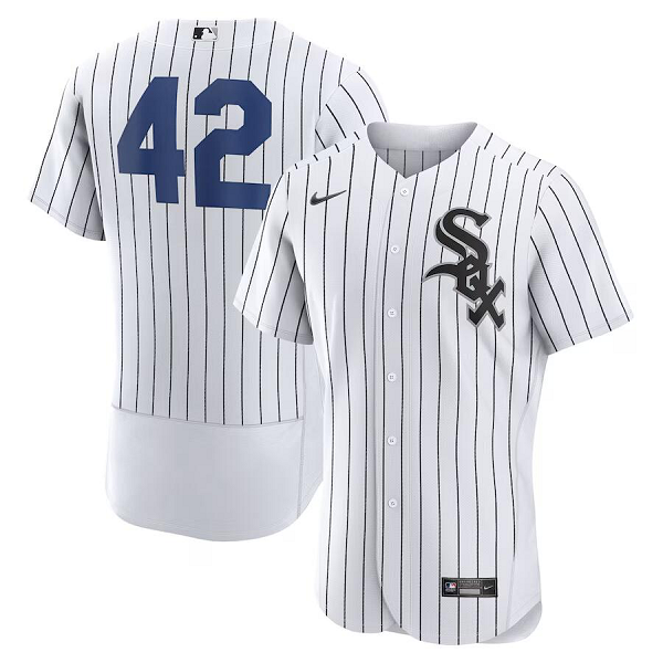 Men's Chicago White Sox #42  2023 Jackie Robinson Day White Flex Base Jersey