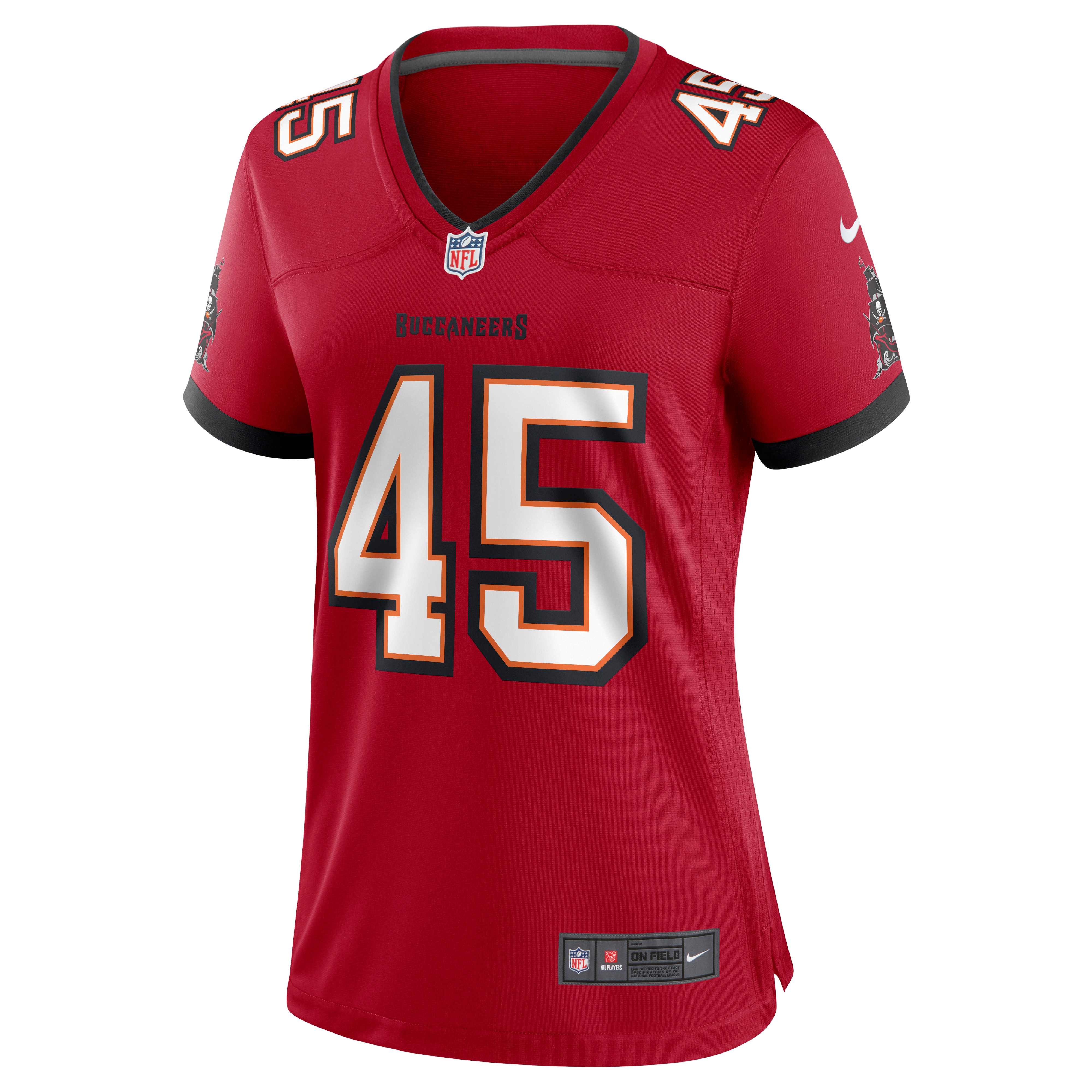 Devin White Tampa Bay Buccaneers  Women's Game Jersey - Red