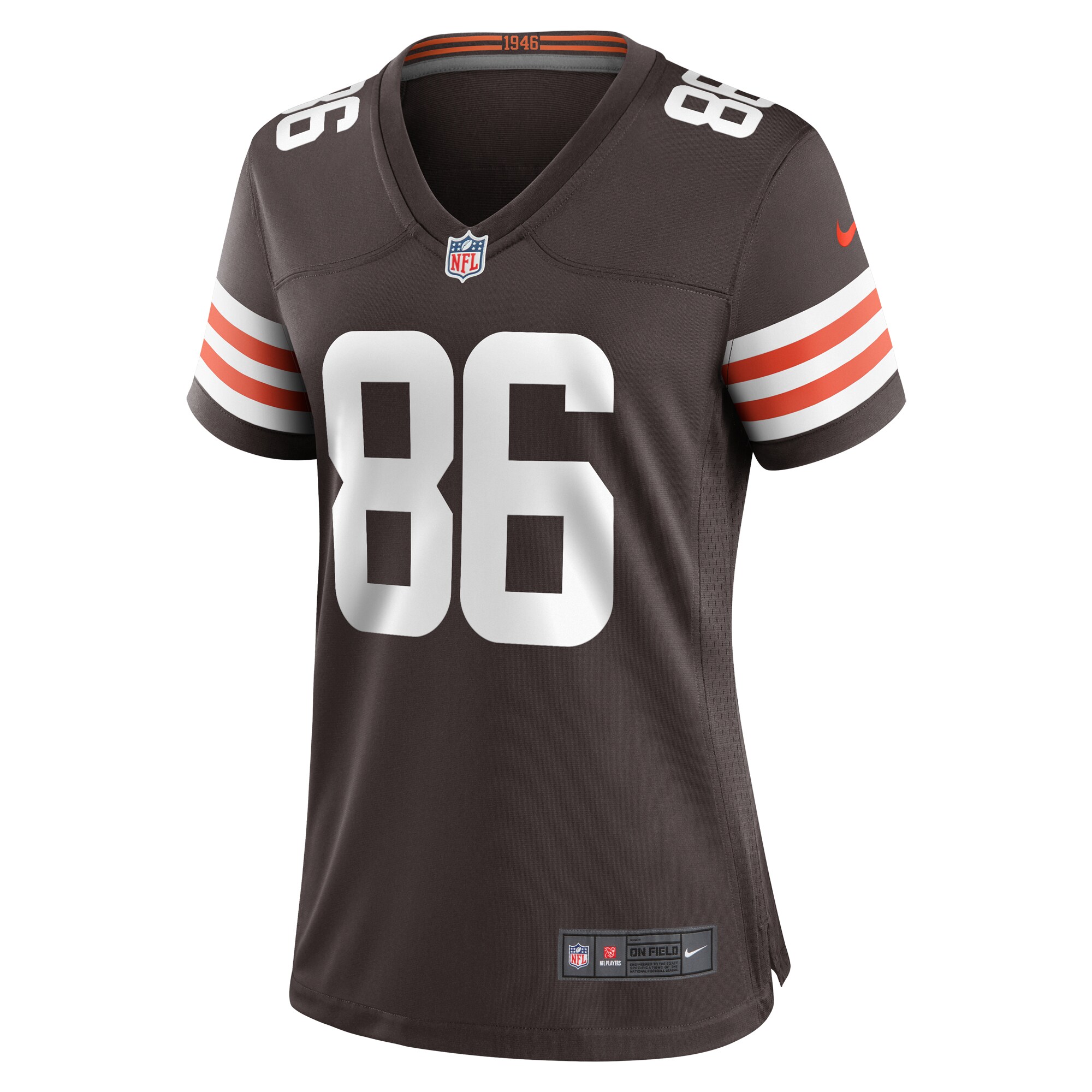 Devin Asiasi Cleveland Browns Women's  Game Jersey -  Brown