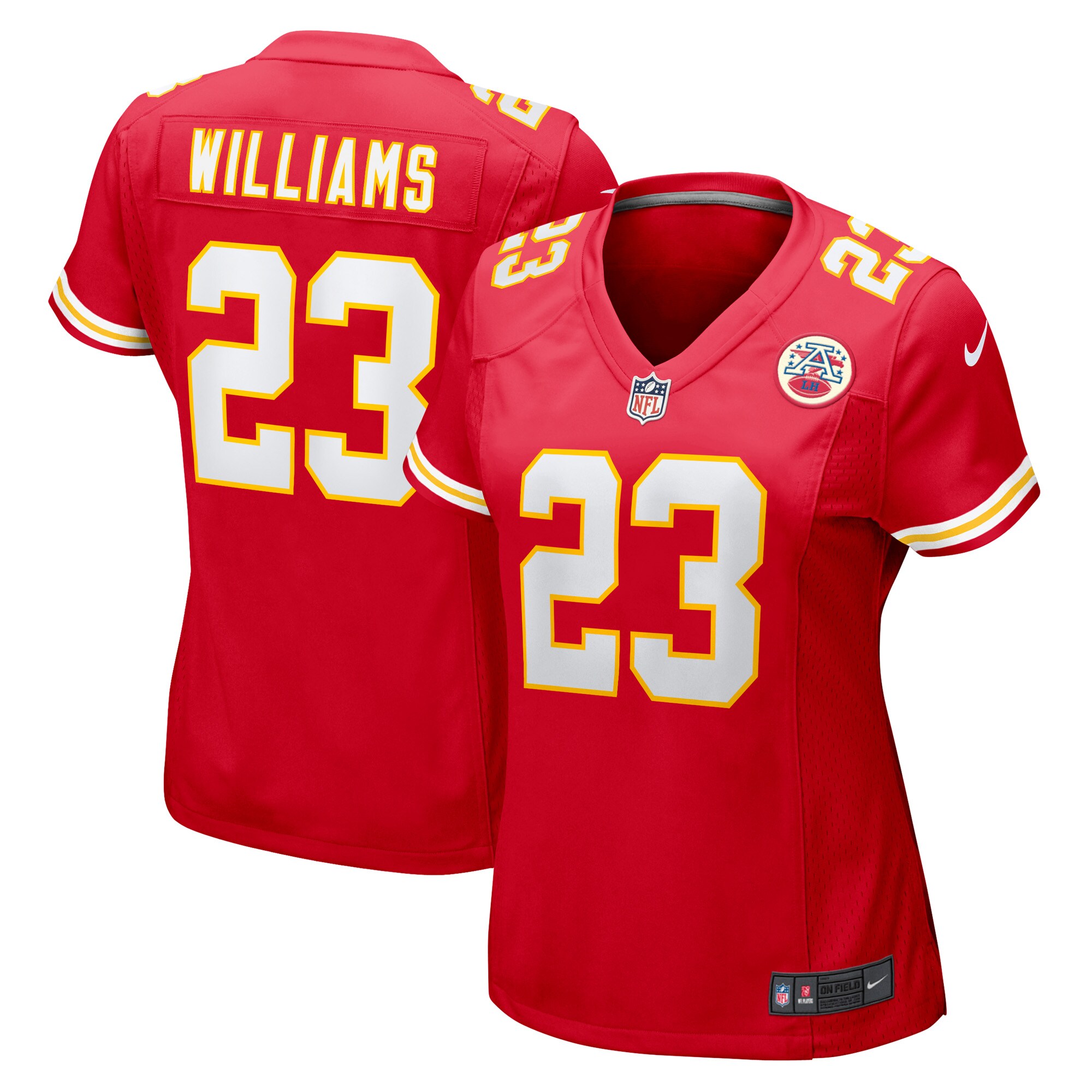 Joshua Williams Kansas City Chiefs  Women's Game Player Jersey - Red