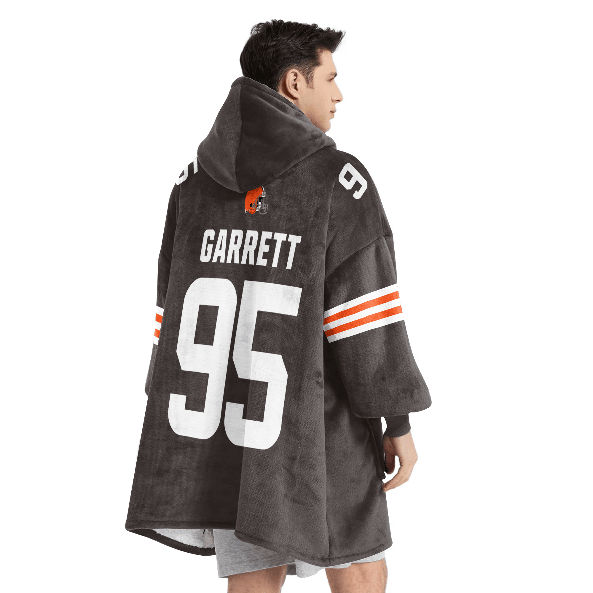 Adult M.G 95 Captain Cleveland Football Unisex Blanket Hoodie