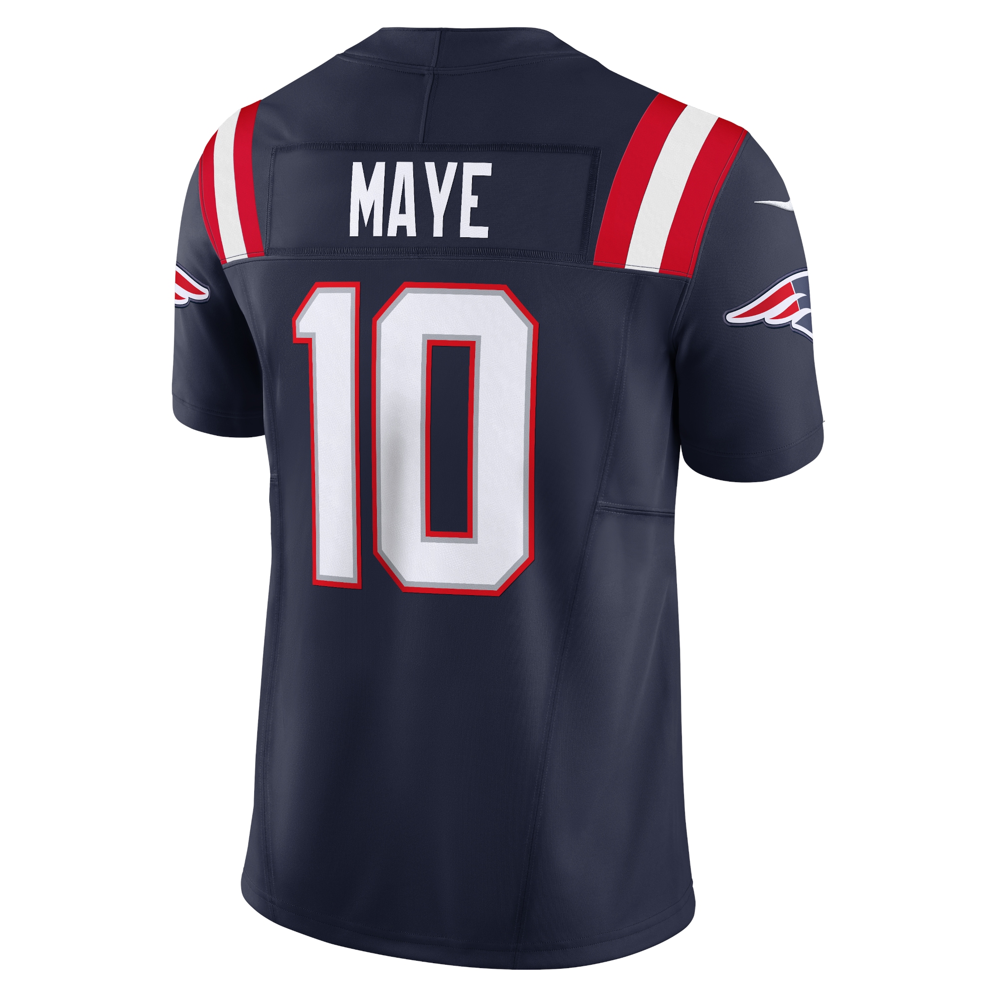 Drake Maye #10 New England Patriots Vapor F.U.S.E. Limited Jersey - Navy