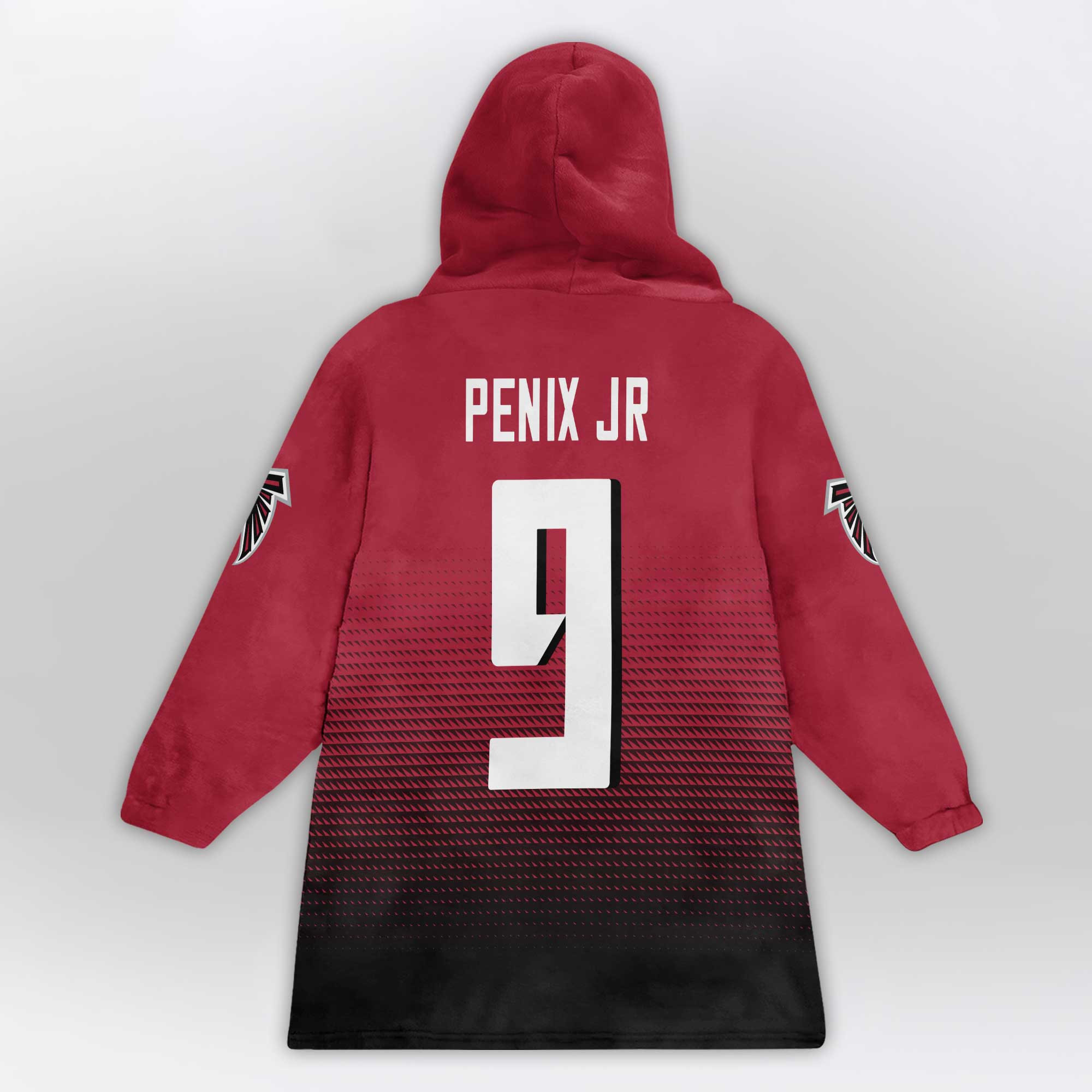 Kid 9 Atlanta Football Unisex Blanket Hoodie