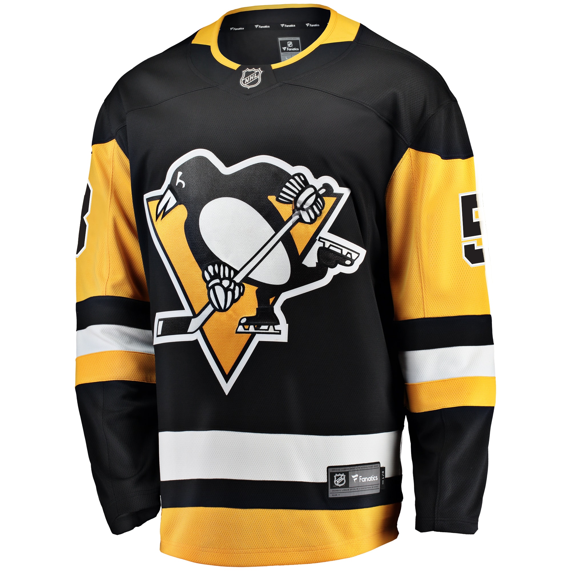 Kris Letang Pittsburgh Penguins Breakaway Player Jersey - Black