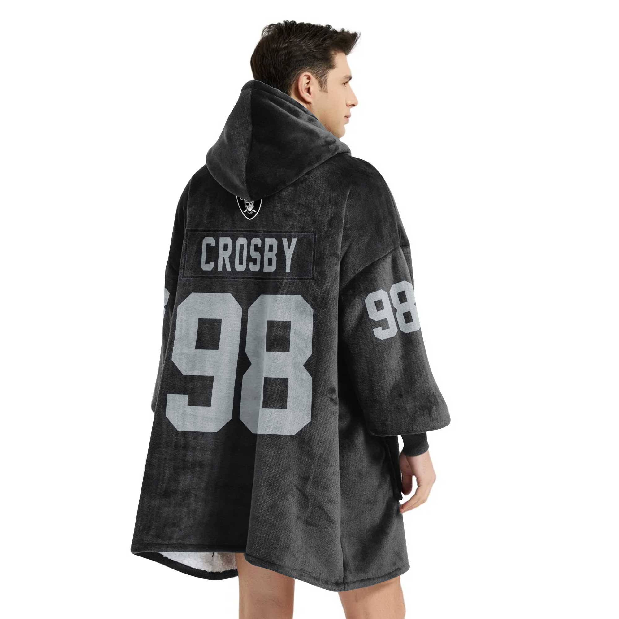 Adult M.C 98 Las Vegas Football Unisex Blanket Hoodie