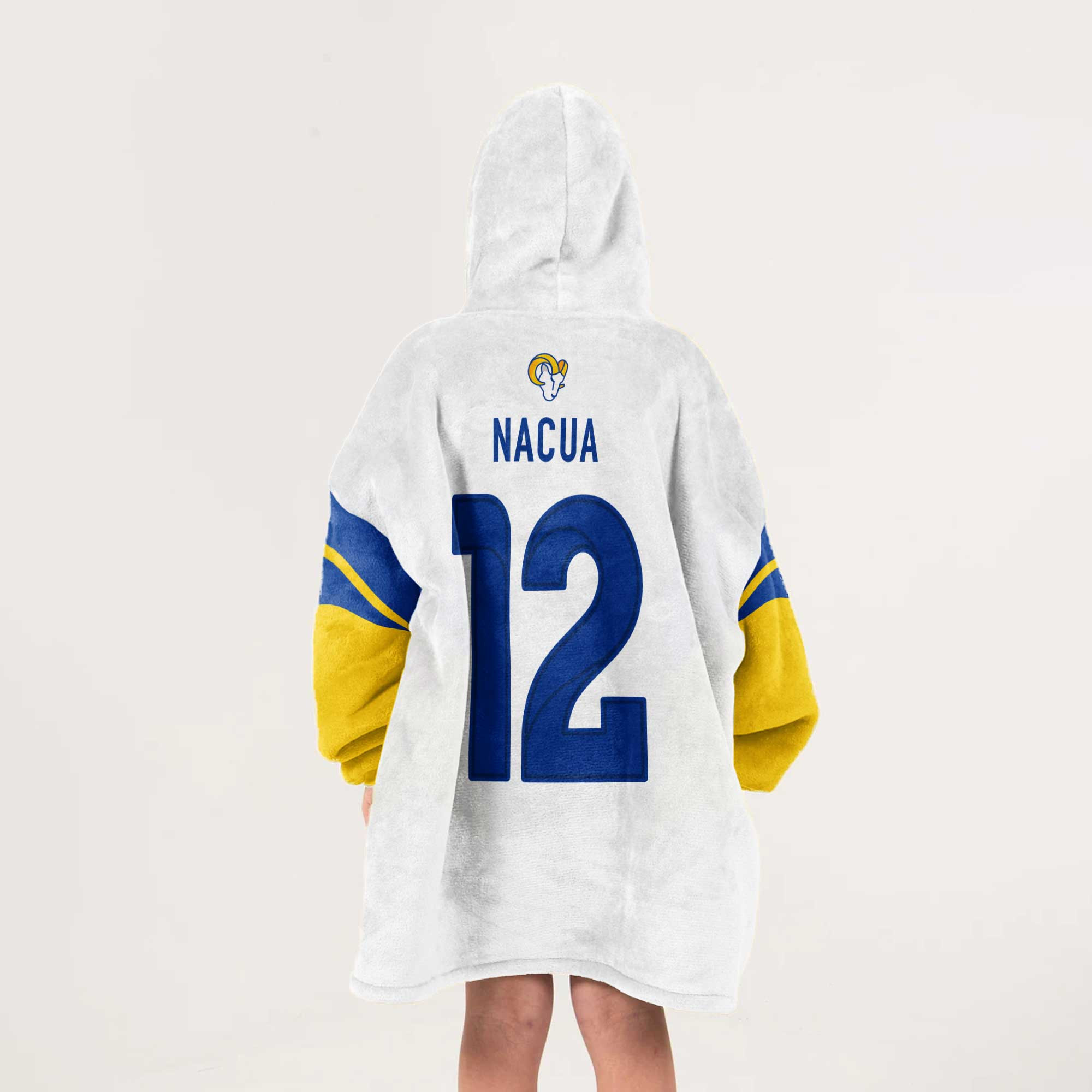 Kid P.N 12 Los Angeles R Football Unisex Blanket Hoodie