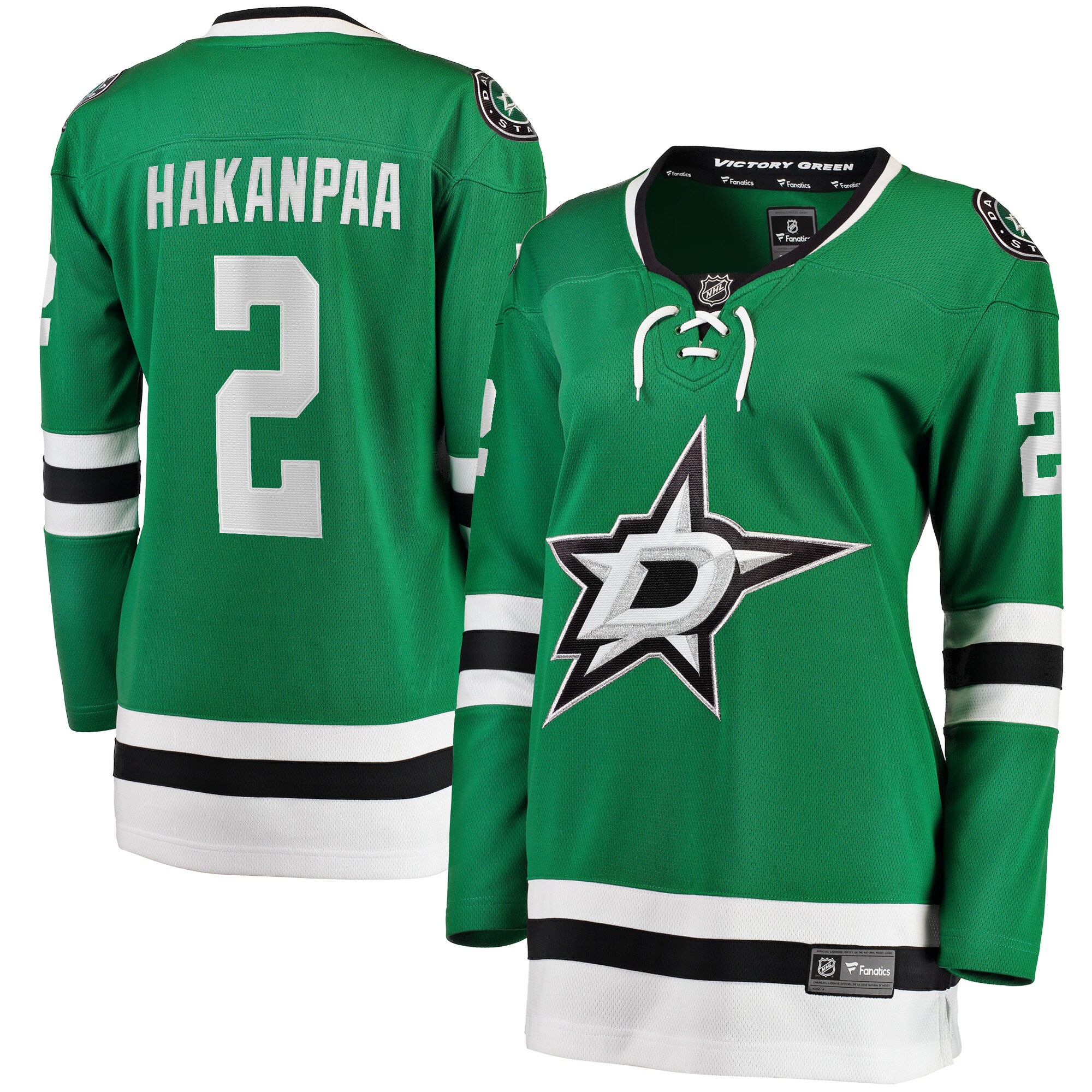 Jani Hakanpaa Dallas Stars Women's Home Breakaway Player Jersey - Kelly Green