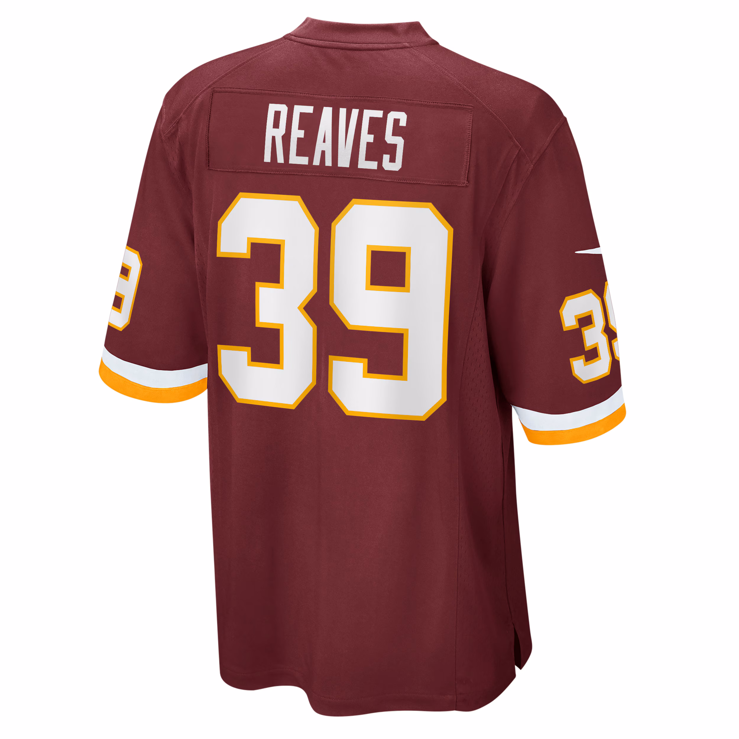 Jeremy Reaves Washington Football Team Game Player Jersey - Burgundy