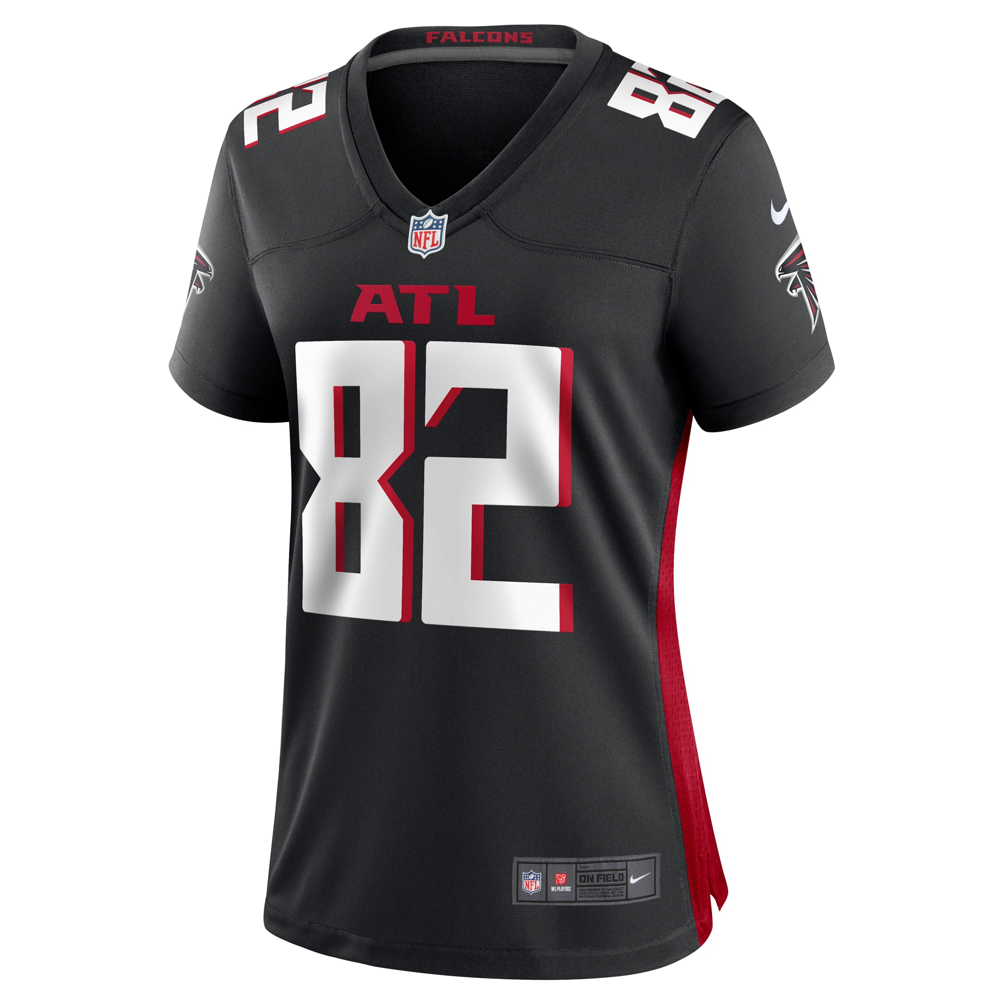 Xavier Malone Atlanta Falcons Women's  Game Jersey -  Black
