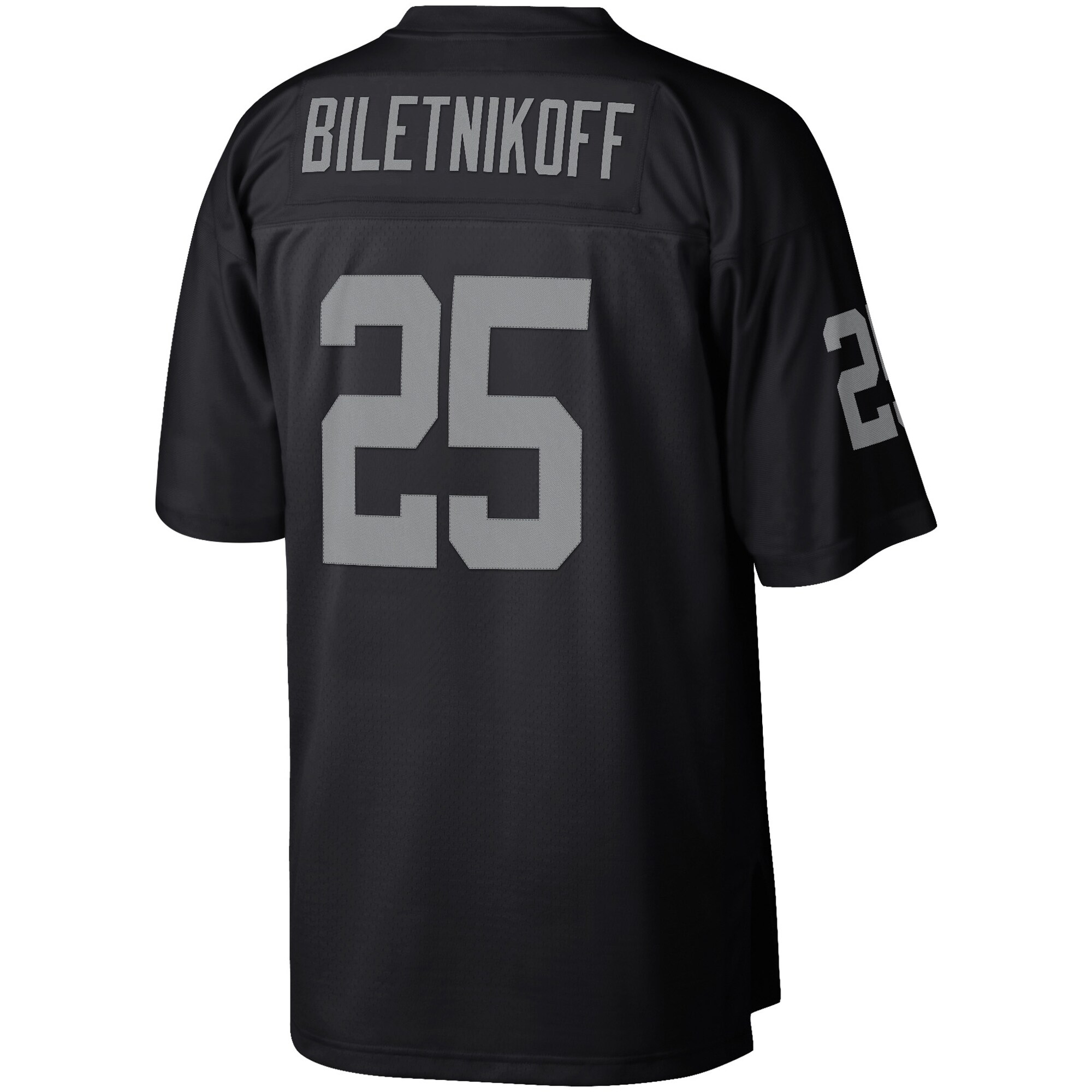 Fred Biletnikoff Las Vegas Raiders Retired Player Legacy Replica Jersey - Black