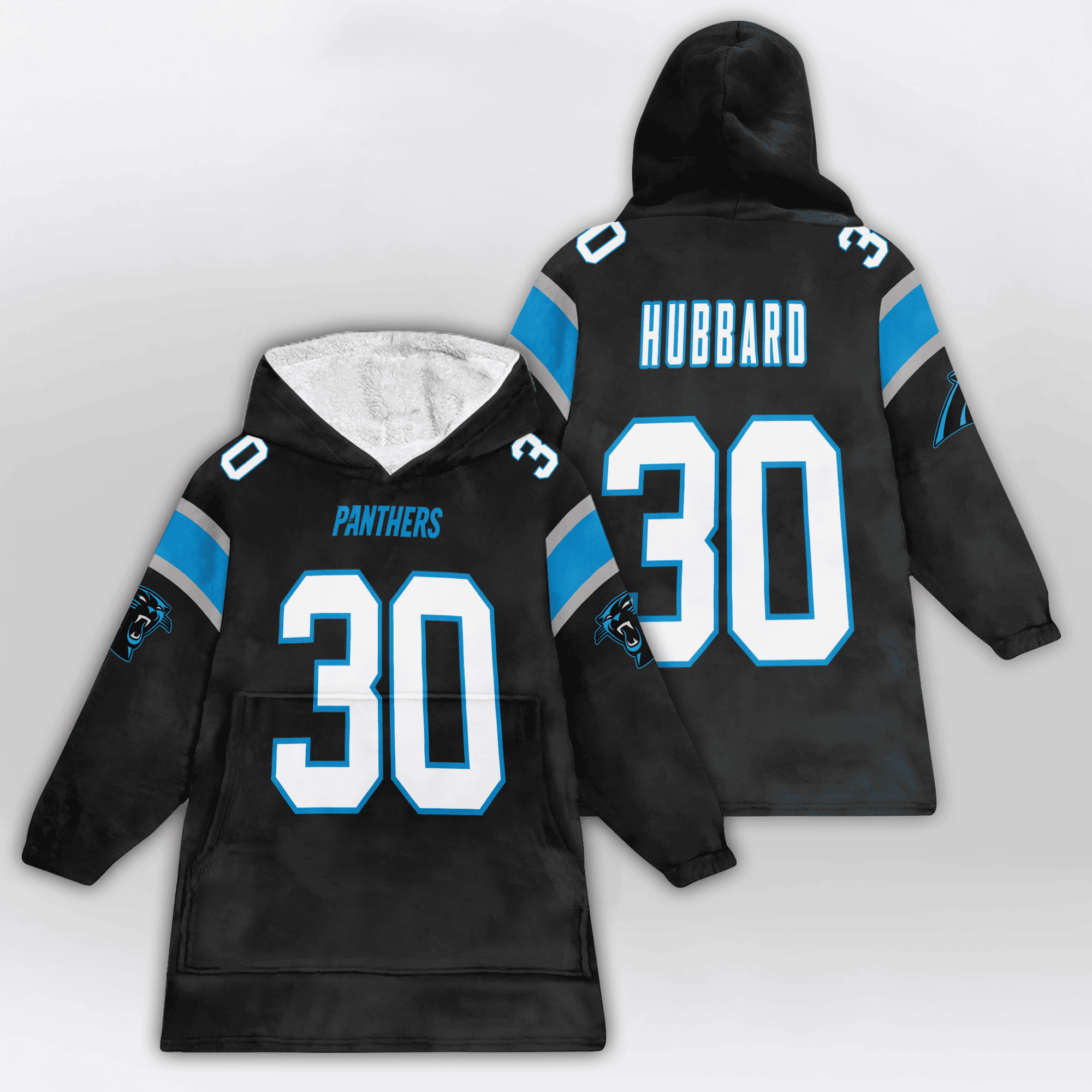Kid 30 Carolina Football Unisex Blanket Hoodie