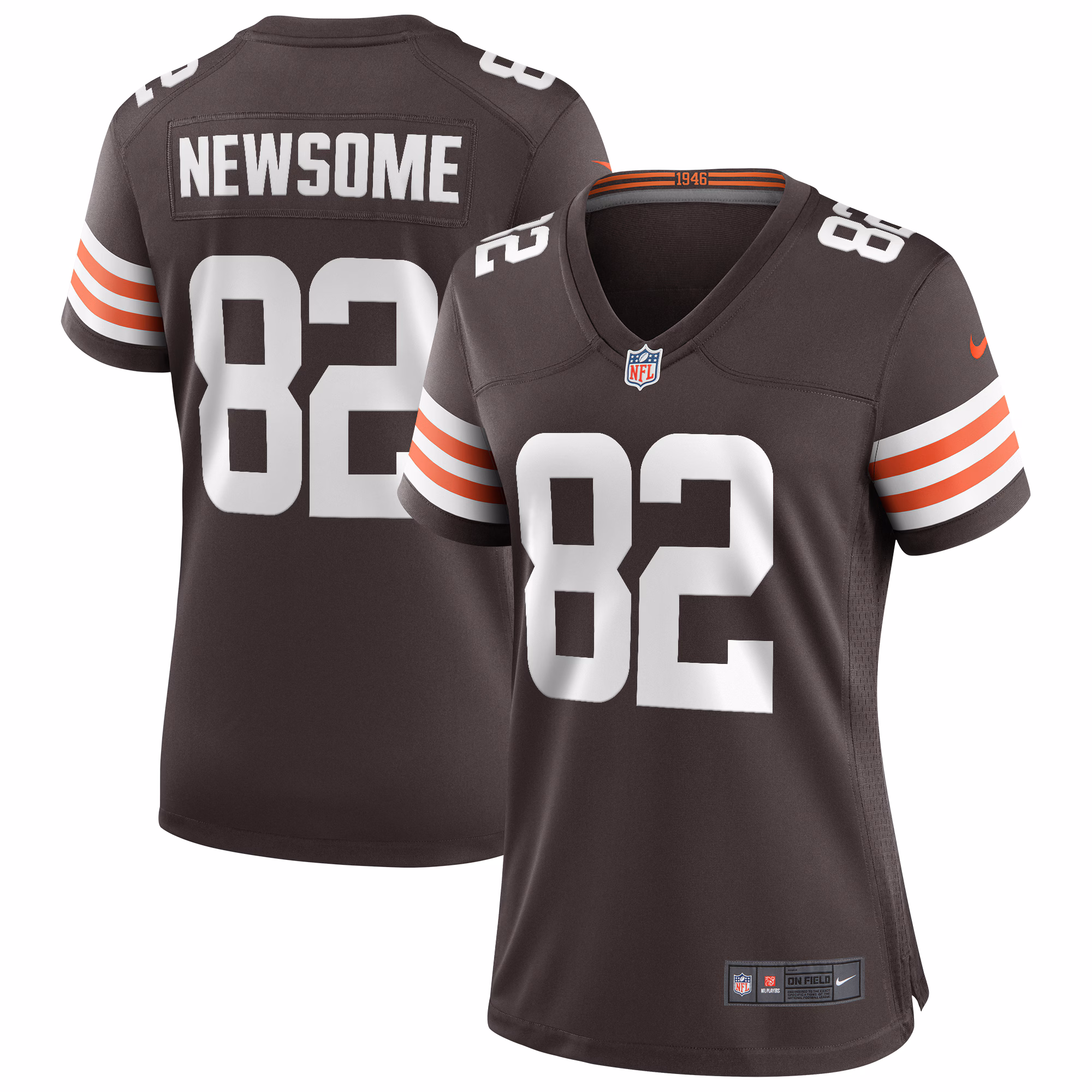Ozzie Newsome Cleveland Browns Women's Game Retired Player Jersey - Brown