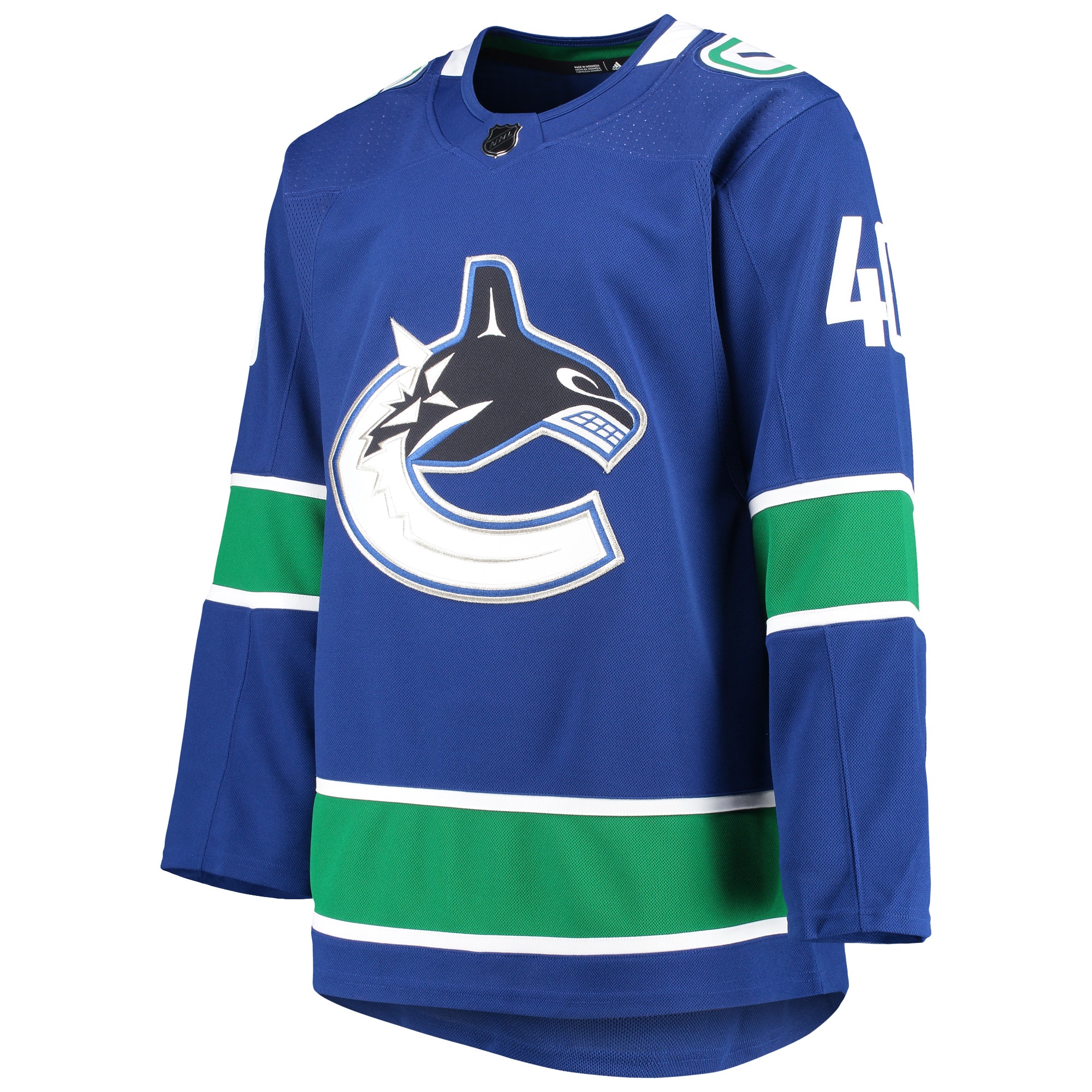 Elias Pettersson Vancouver Canucks  2020/21 Authentic Home Player Jersey - Blue