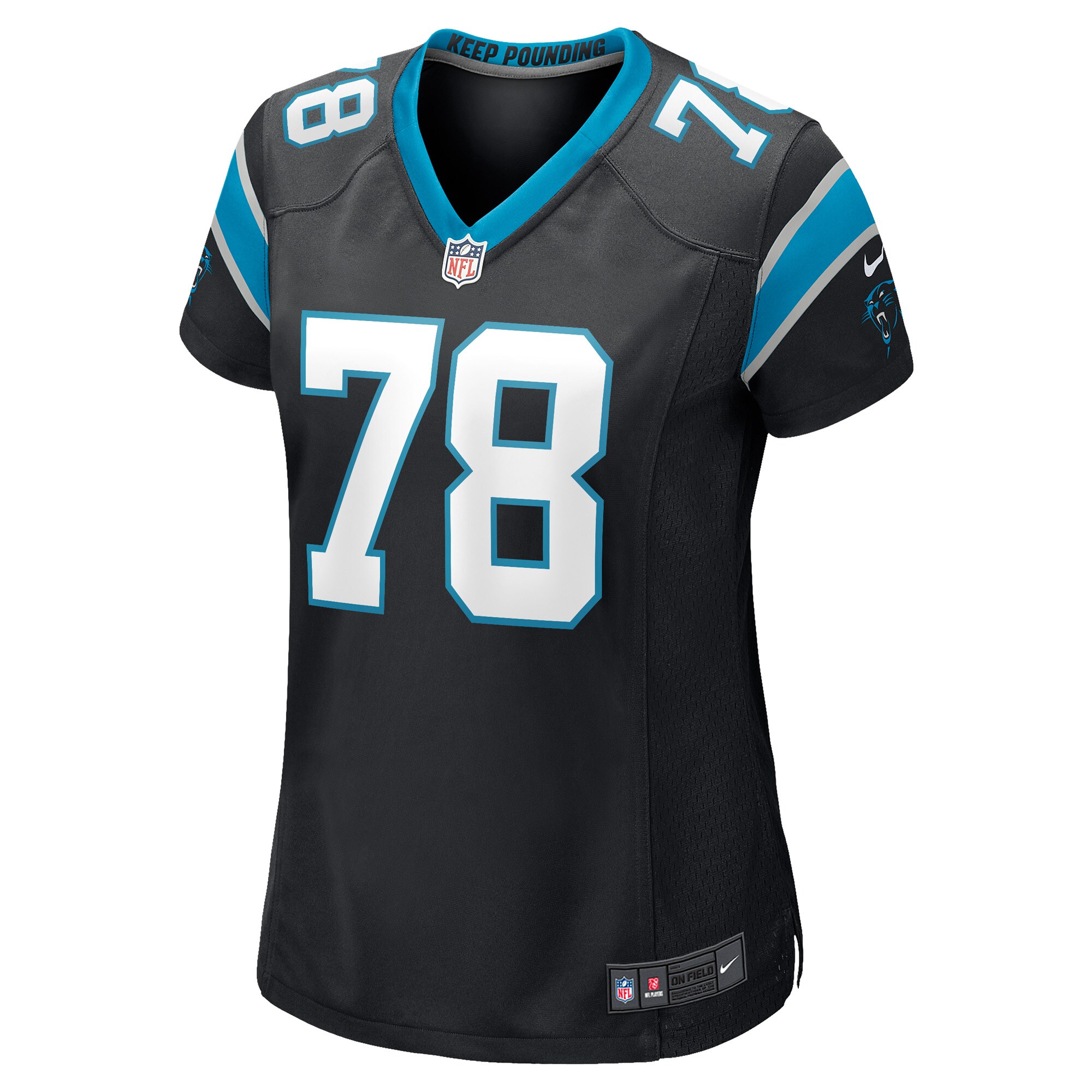 Marquan McCall Carolina Panthers  Women's Game Player Jersey - Black