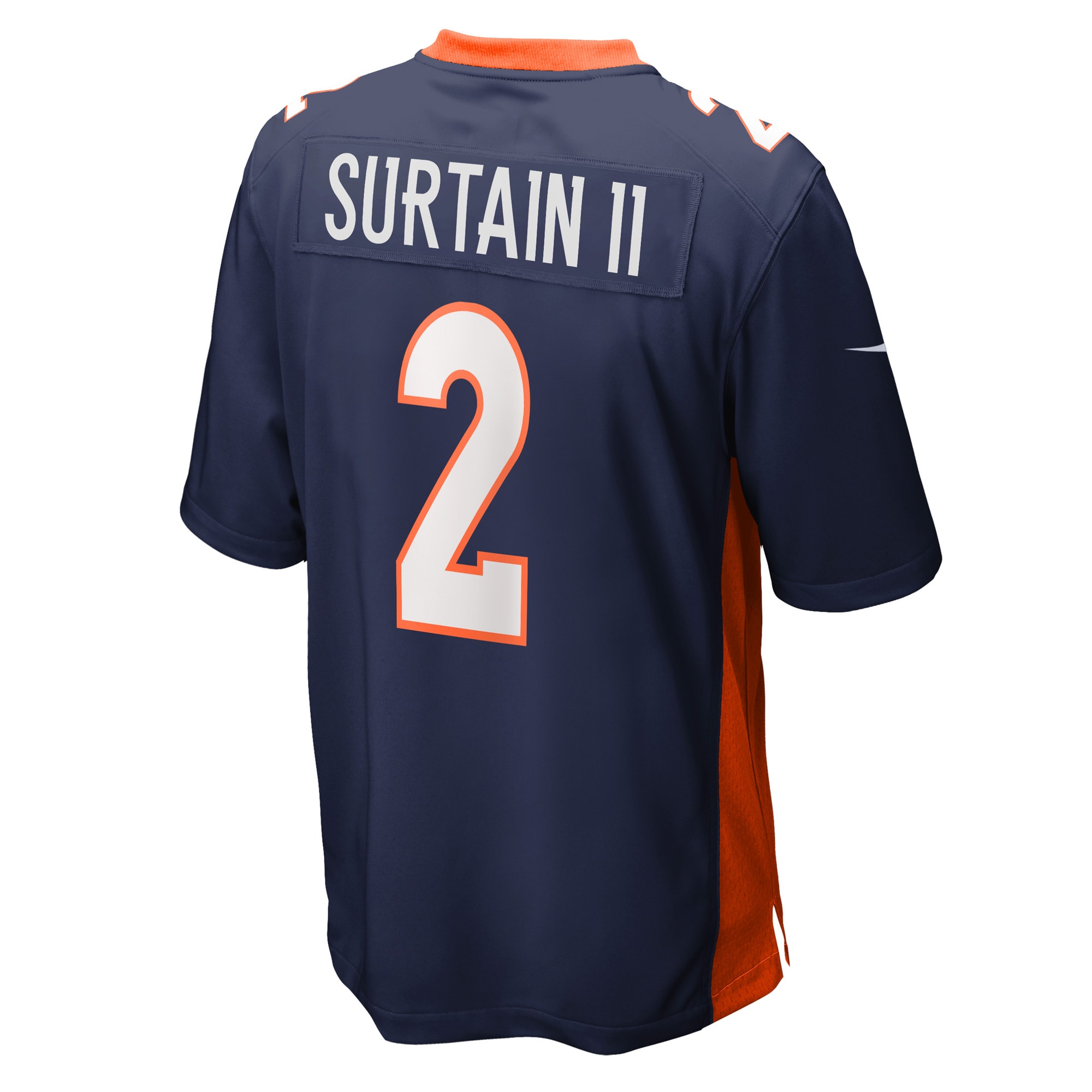 Patrick Surtain II Denver Broncos  Home Game Player Jersey - Navy