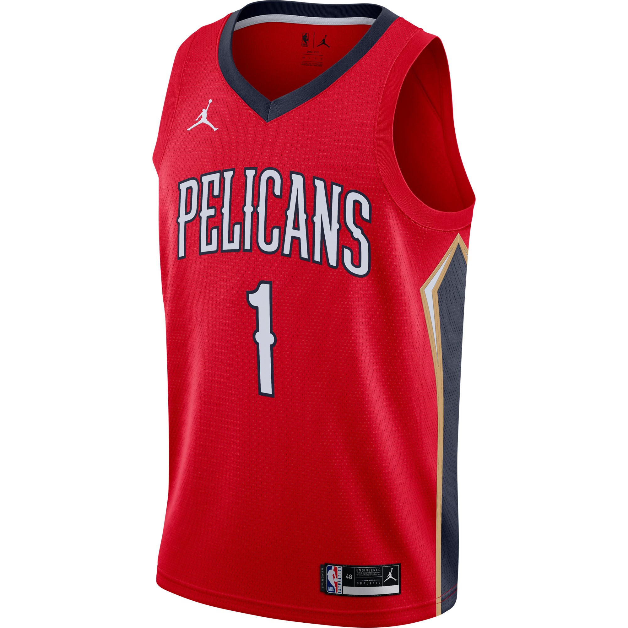 Zion Williamson New Orleans Pelicans  2020/21 Swingman Jersey - Statement Edition - Red